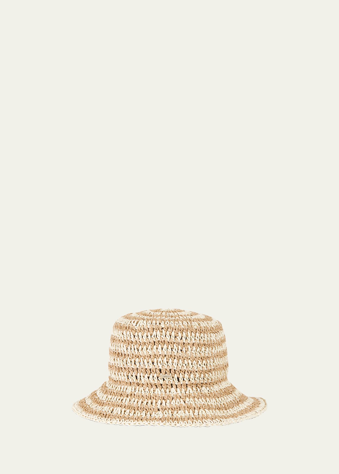 Eugenia Kim Bucket/ Sun Hat. Metallic and Gold. Eugenia Kim Bailey Paper Bucket Hat - Bergdorf Goodman main image 3