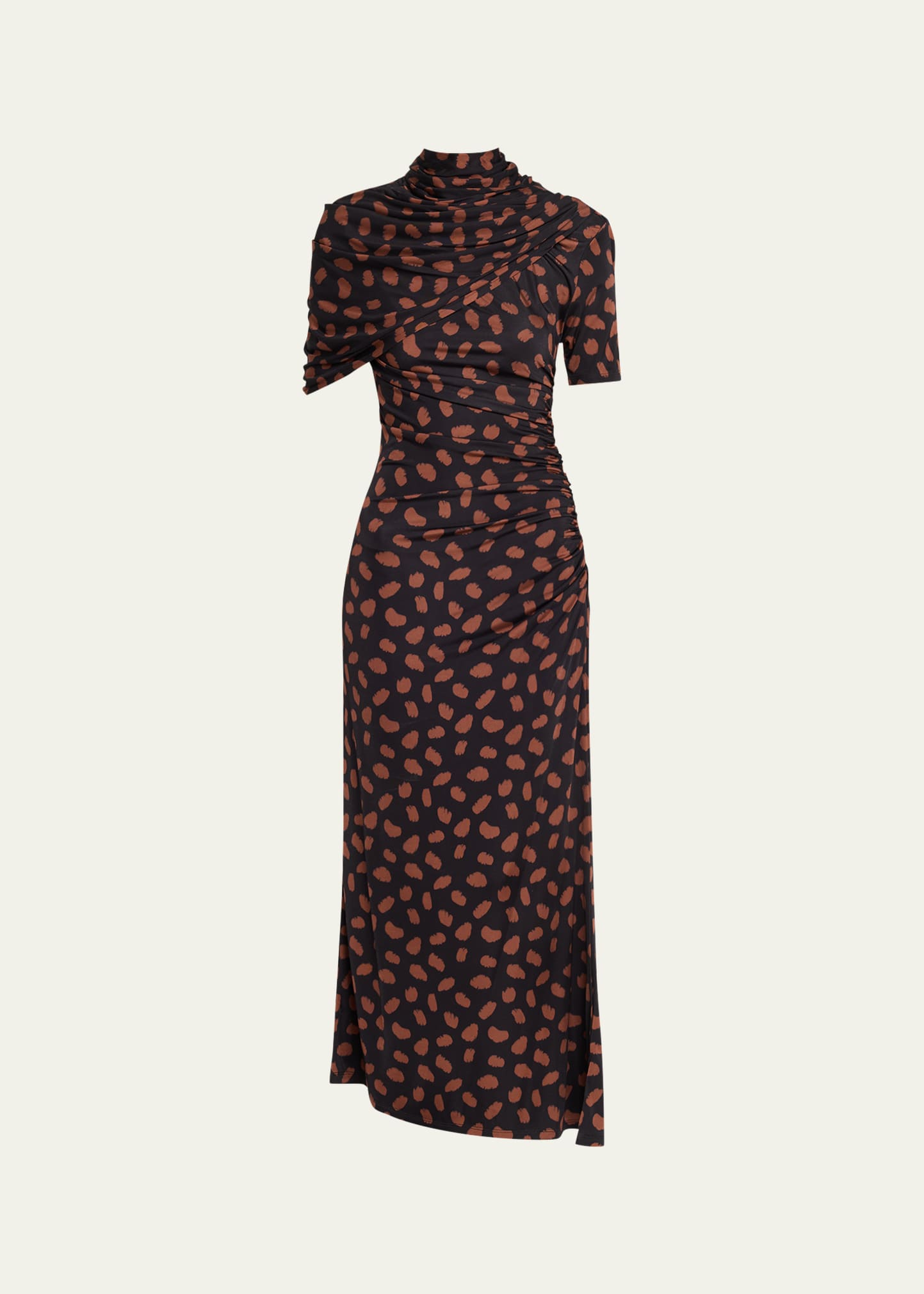 Johanna Ortiz Serene Safari Draped Ankle Dress - Bergdorf Goodman