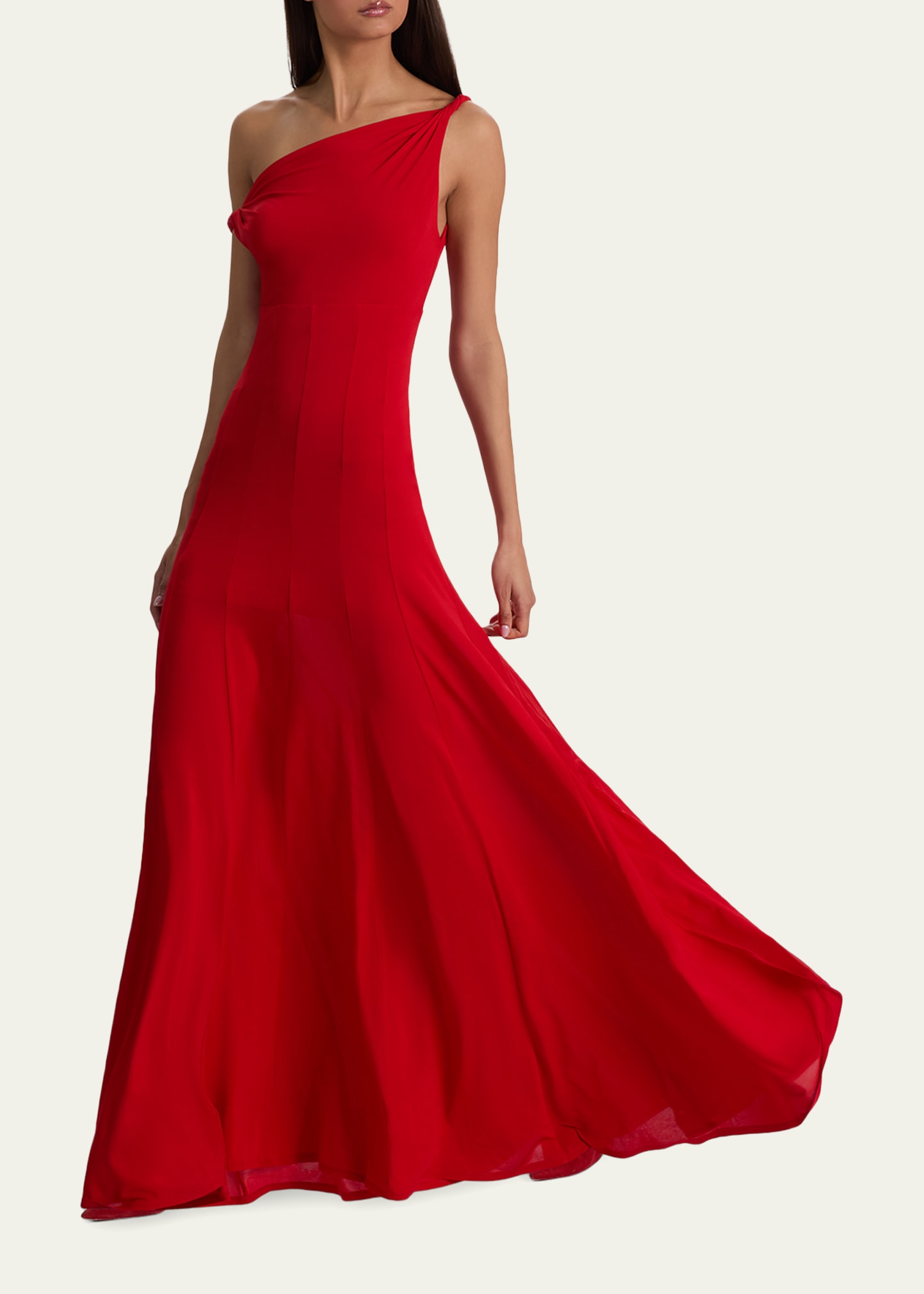ALICE + OLIVIA Noelia Twist-Strap Maxi Dress - Bergdorf Goodman