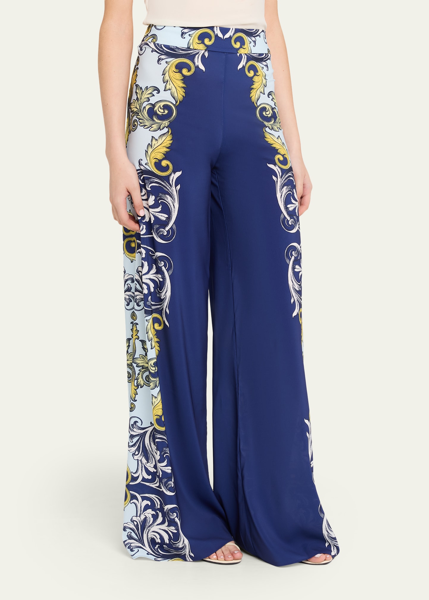 ALICE + OLIVIA Athena Wide-Leg Pants - Bergdorf Goodman