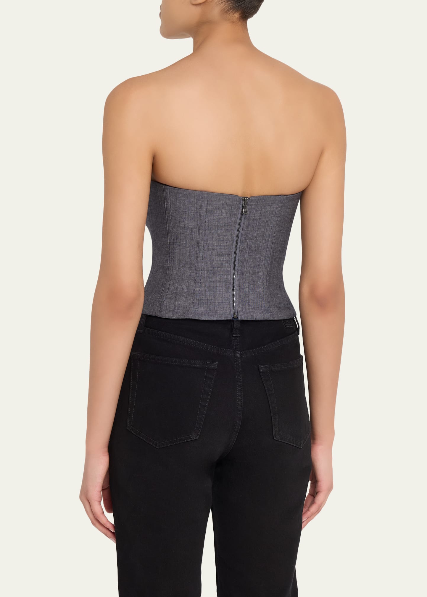 TWP Jillian Lightweight Viscose-Wool Bustier - Bergdorf Goodman