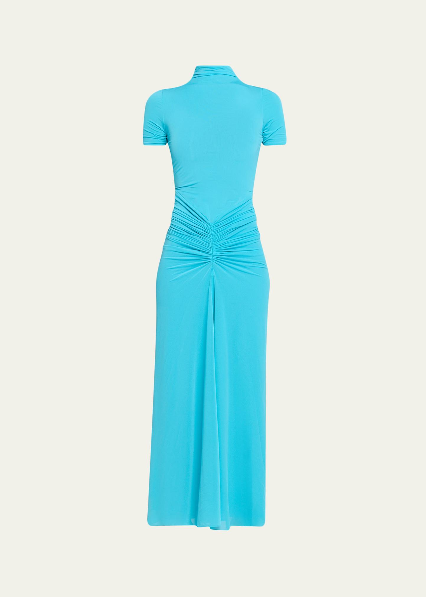 Ronny Kobo Enid Ruched Tissue Jersey Maxi Dress - Bergdorf Goodman