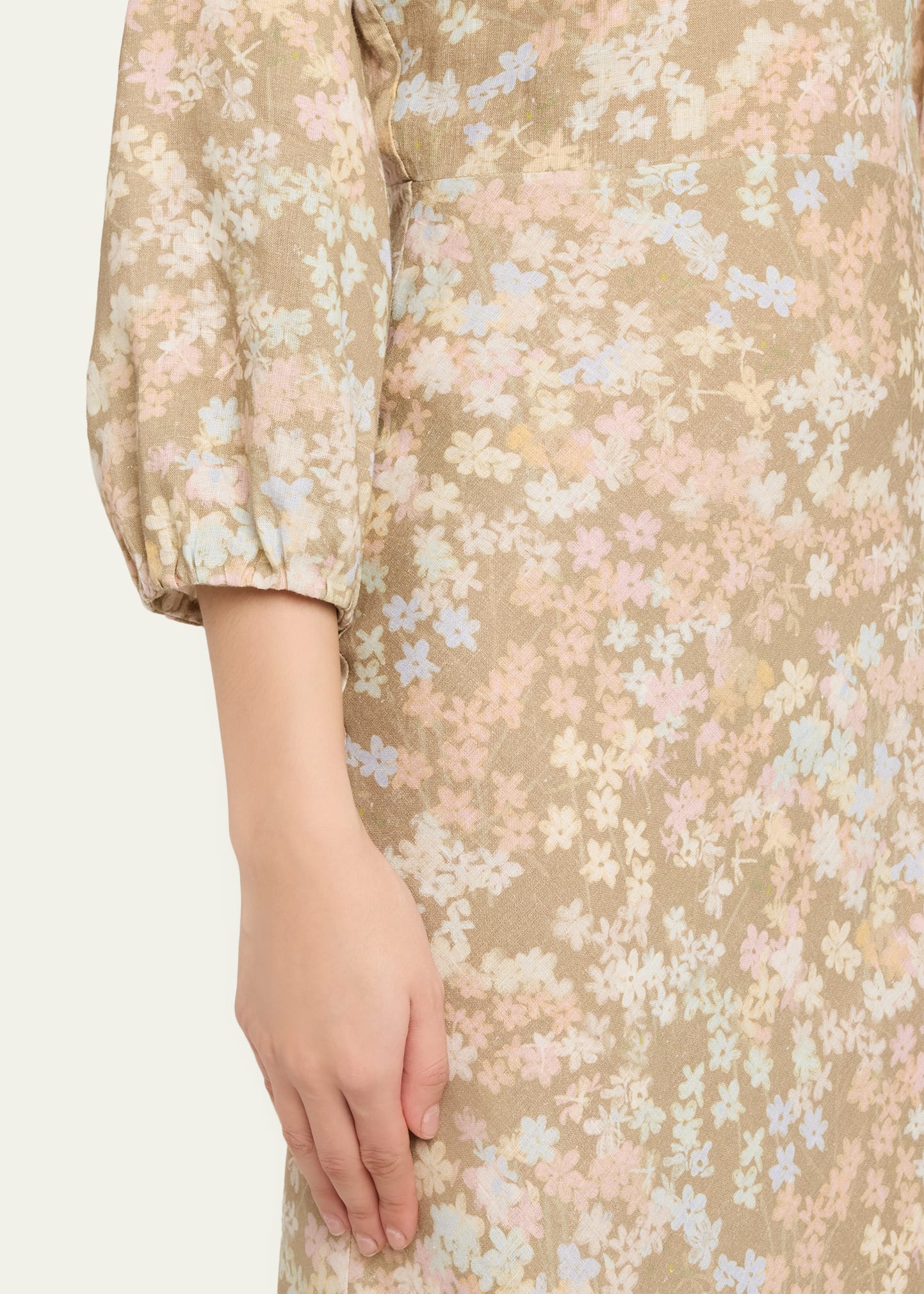 BERNADETTE Berna Floral Linen Maxi Dress - Bergdorf Goodman