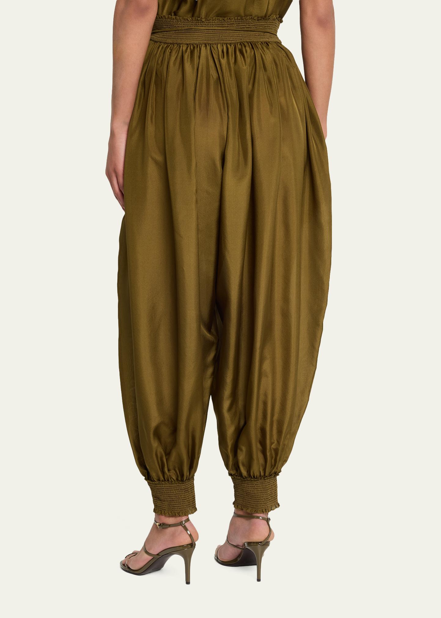 Zimmermann Mahon Silk Harem Pants - Bergdorf Goodman