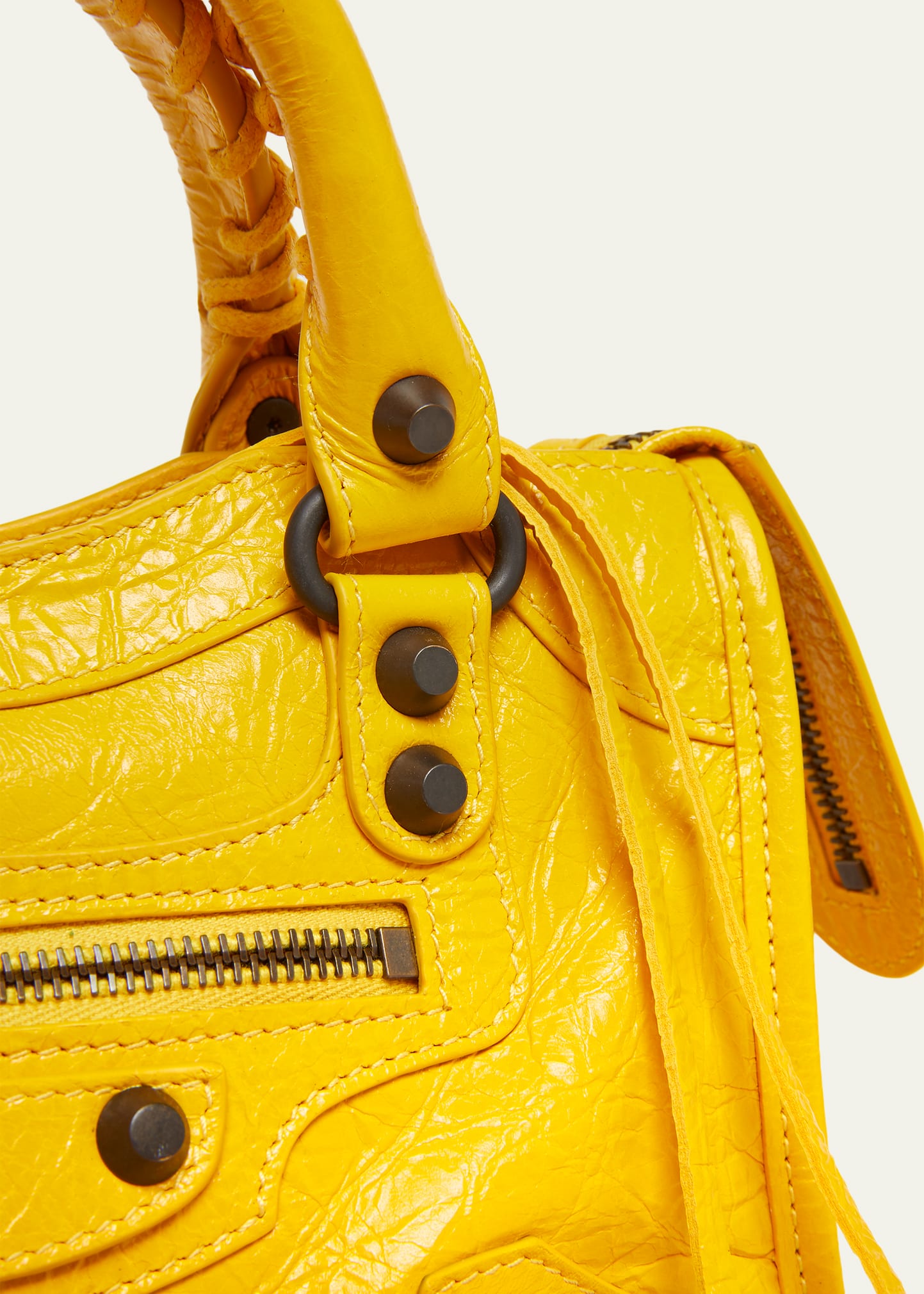 Balenciaga Le City Mini Leather Top-Handle Bag - Bergdorf Goodman