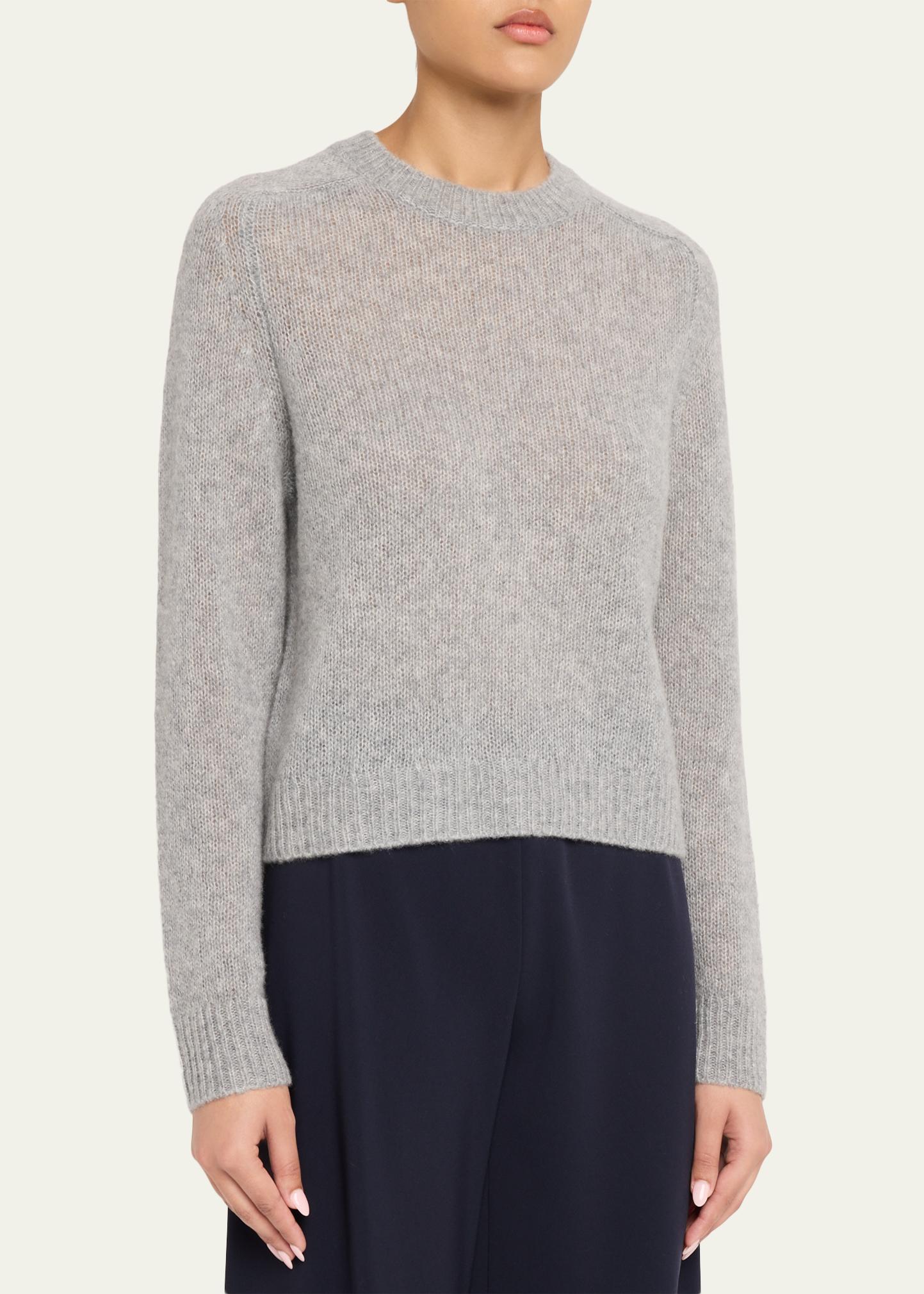 Lisa Yang Solene Cashmere-Silk Crewneck Sweater - Bergdorf Goodman