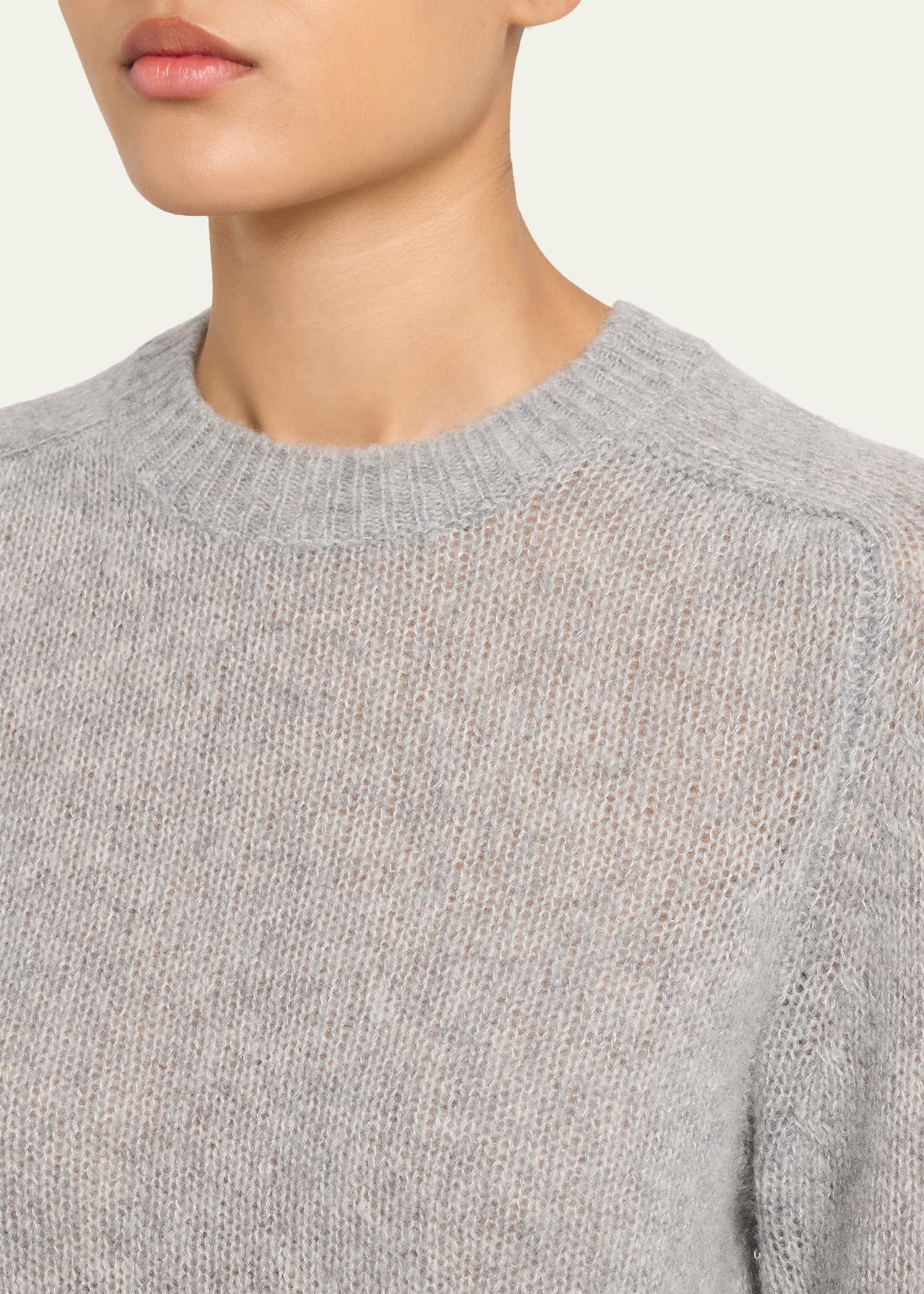 Lisa Yang Solene Cashmere-Silk Crewneck Sweater - Bergdorf Goodman