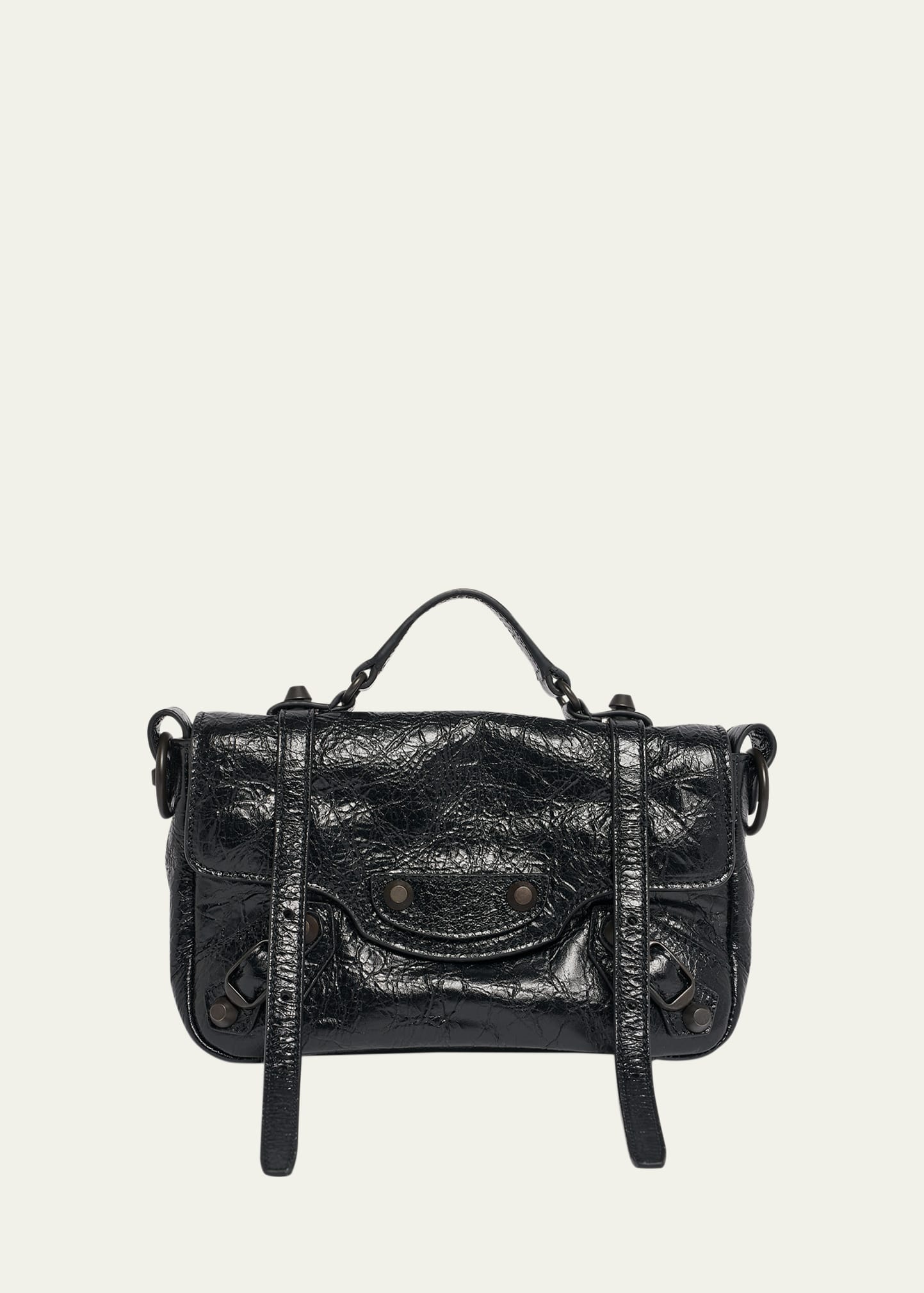 Balenciaga Le City Leather Crossbody Bag - Bergdorf Goodman