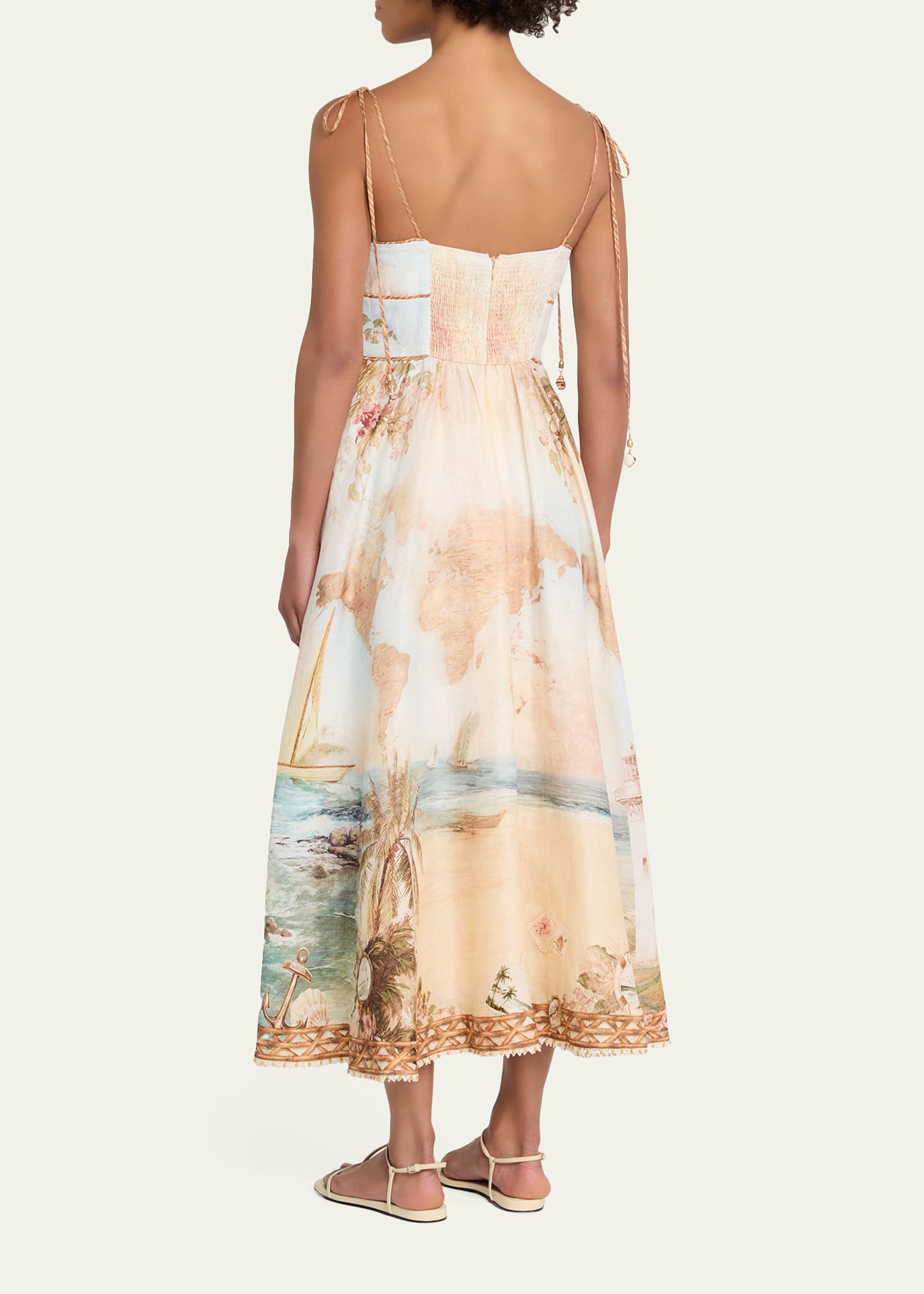 Zimmermann Mahon Picnic Midi Dress - Bergdorf Goodman