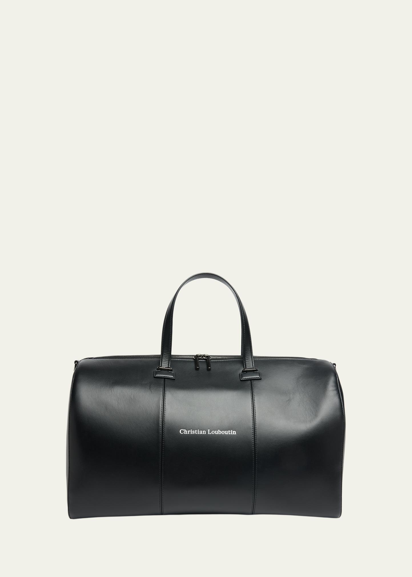 バッグ Christian Louboutin Bagdamon Christian Louboutin Men's Tactical Leather Dufflel Bag - Bergdorf