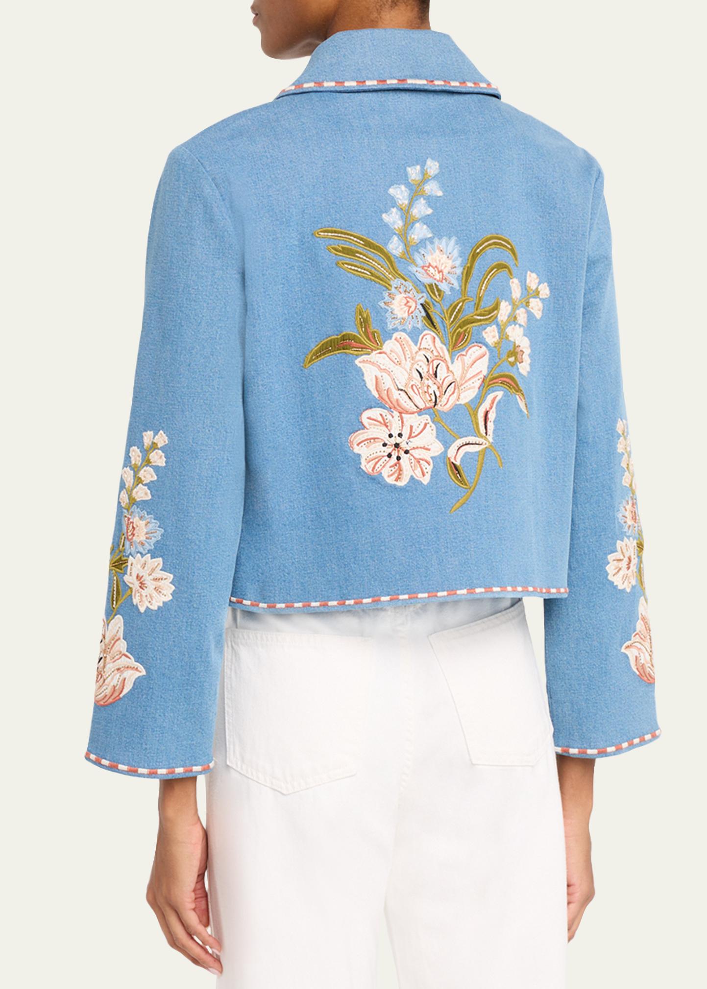 Veronica Beard Vikaria Embroidered Jacket - Bergdorf Goodman