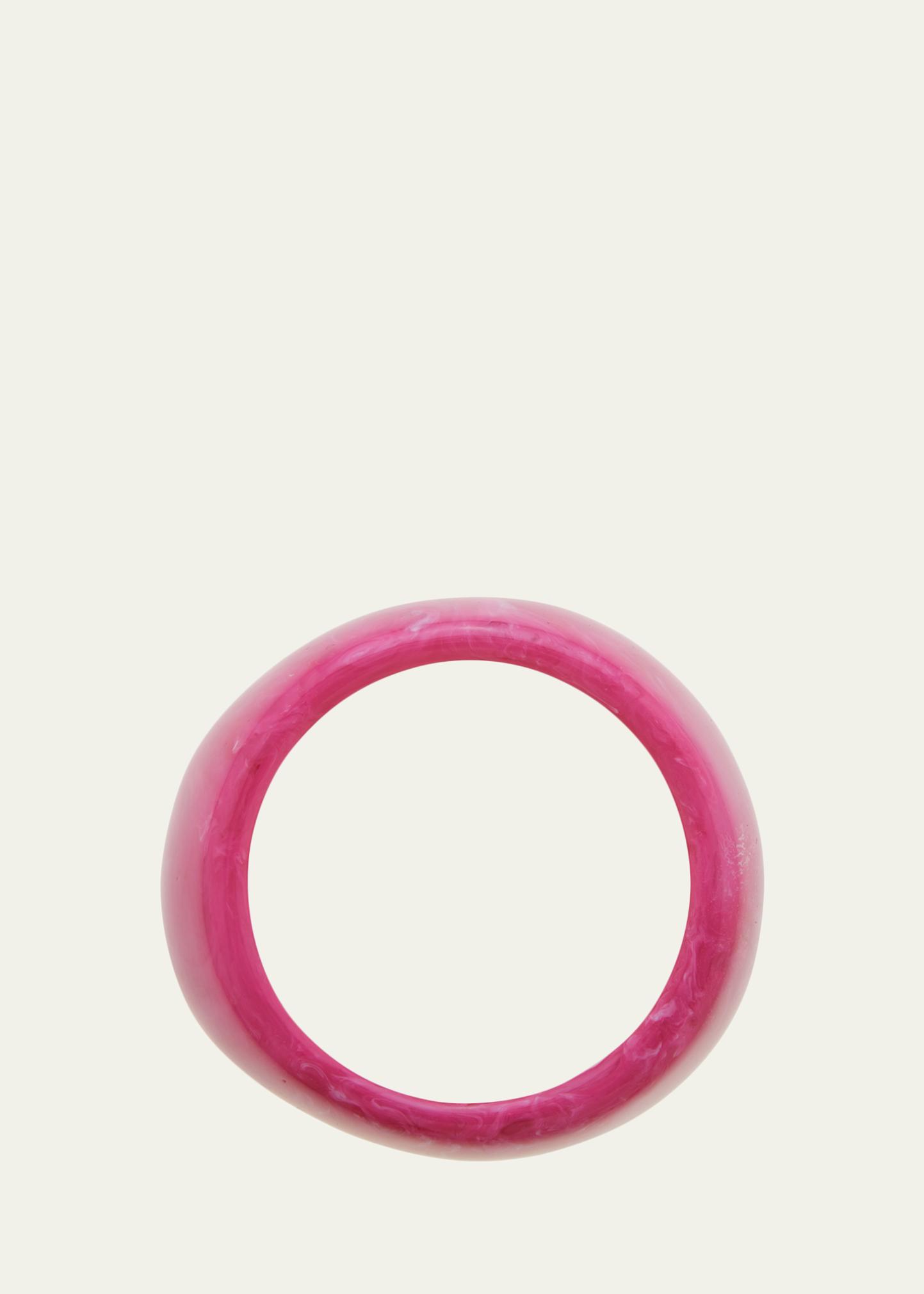 【新品】定価17,600円　BEN AMUN CLEAR BANGLE Ben-Amun Bright Pink Resin Bangle - Bergdorf Goodman