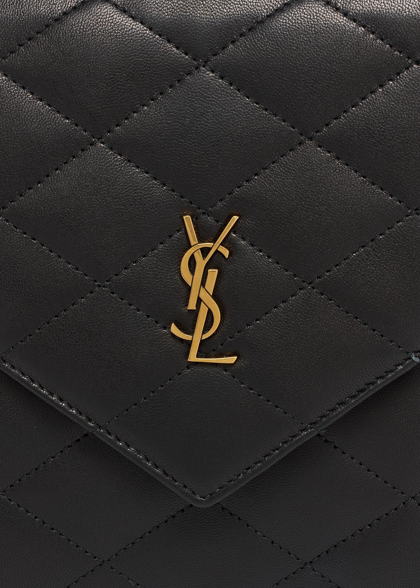 Saint Laurent Paris Pouch in Lambskin Leather - Bergdorf Goodman