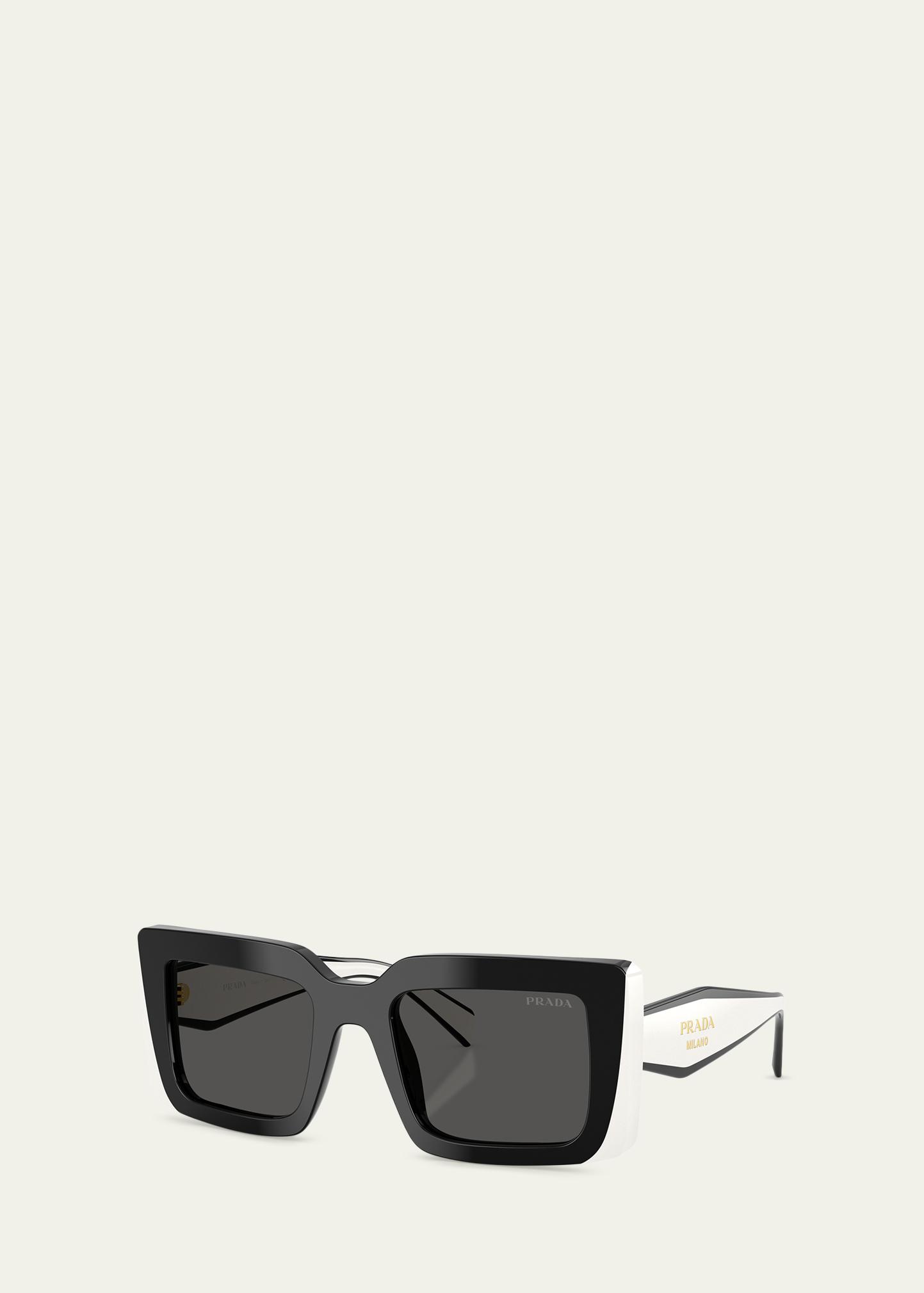 Prada PR D01SF 53MM Rectangular Sunglasses - Bergdorf Goodman