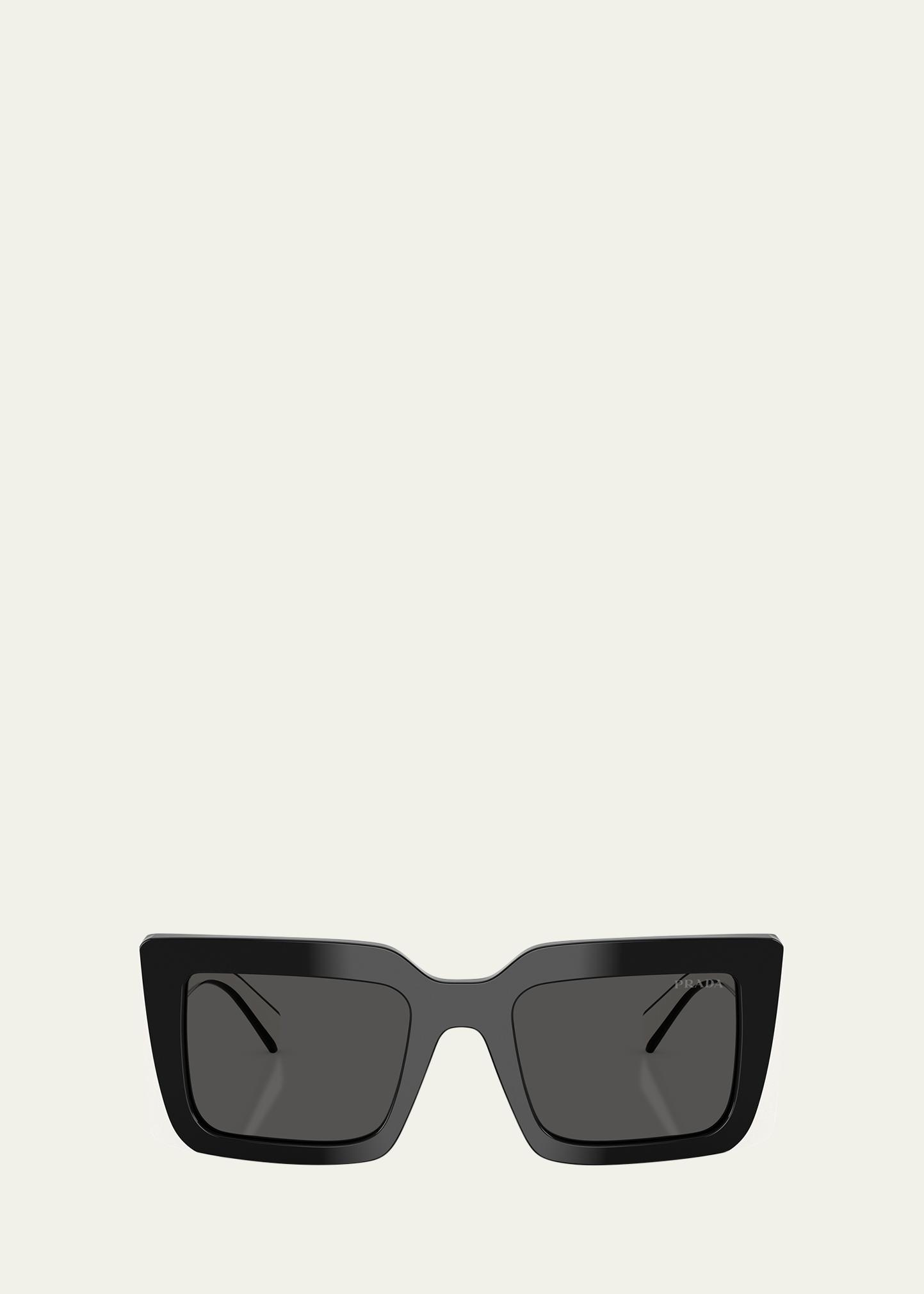 Prada PR D01SF 53MM Rectangular Sunglasses - Bergdorf Goodman