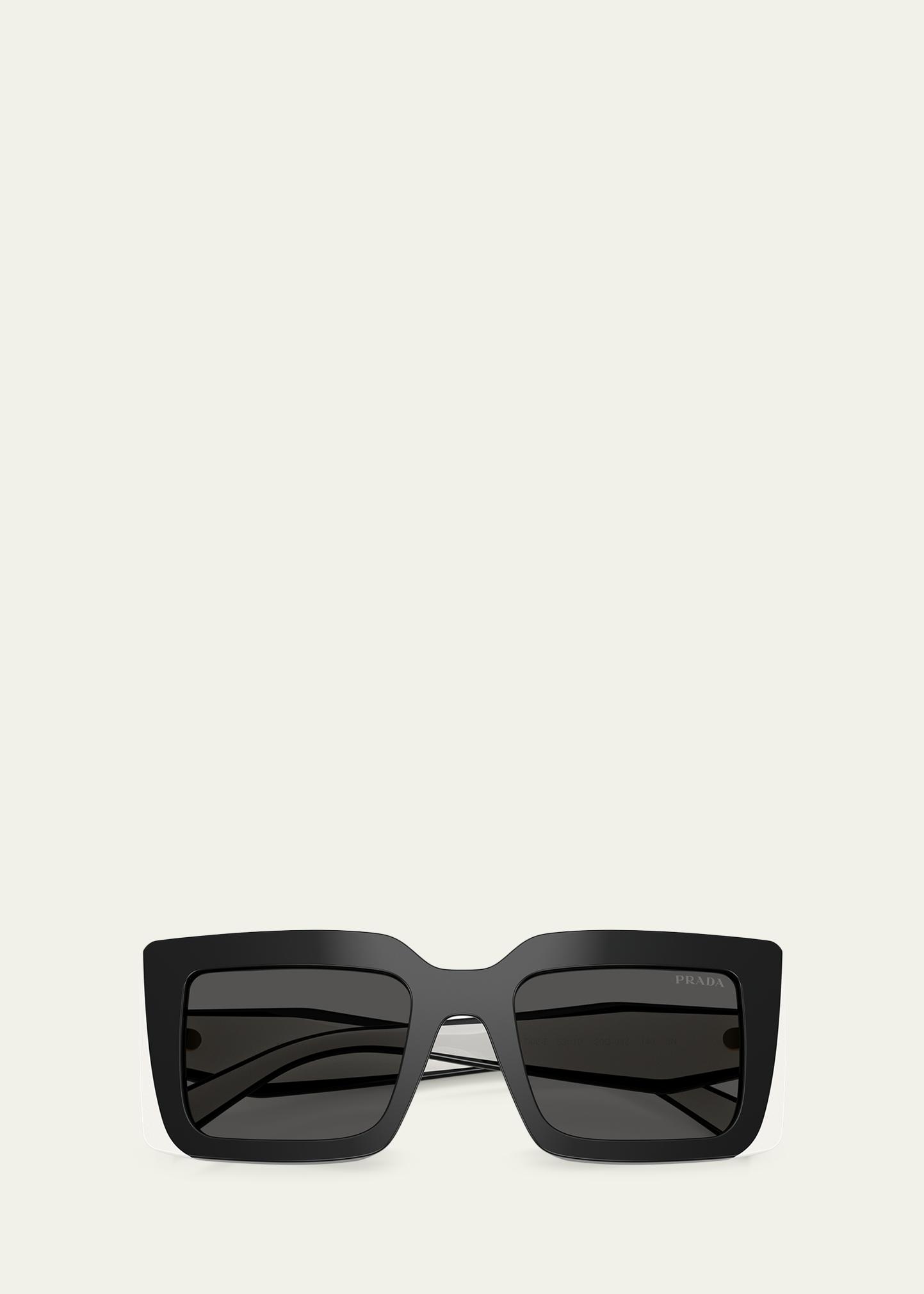 Prada PR D01SF 53MM Rectangular Sunglasses - Bergdorf Goodman