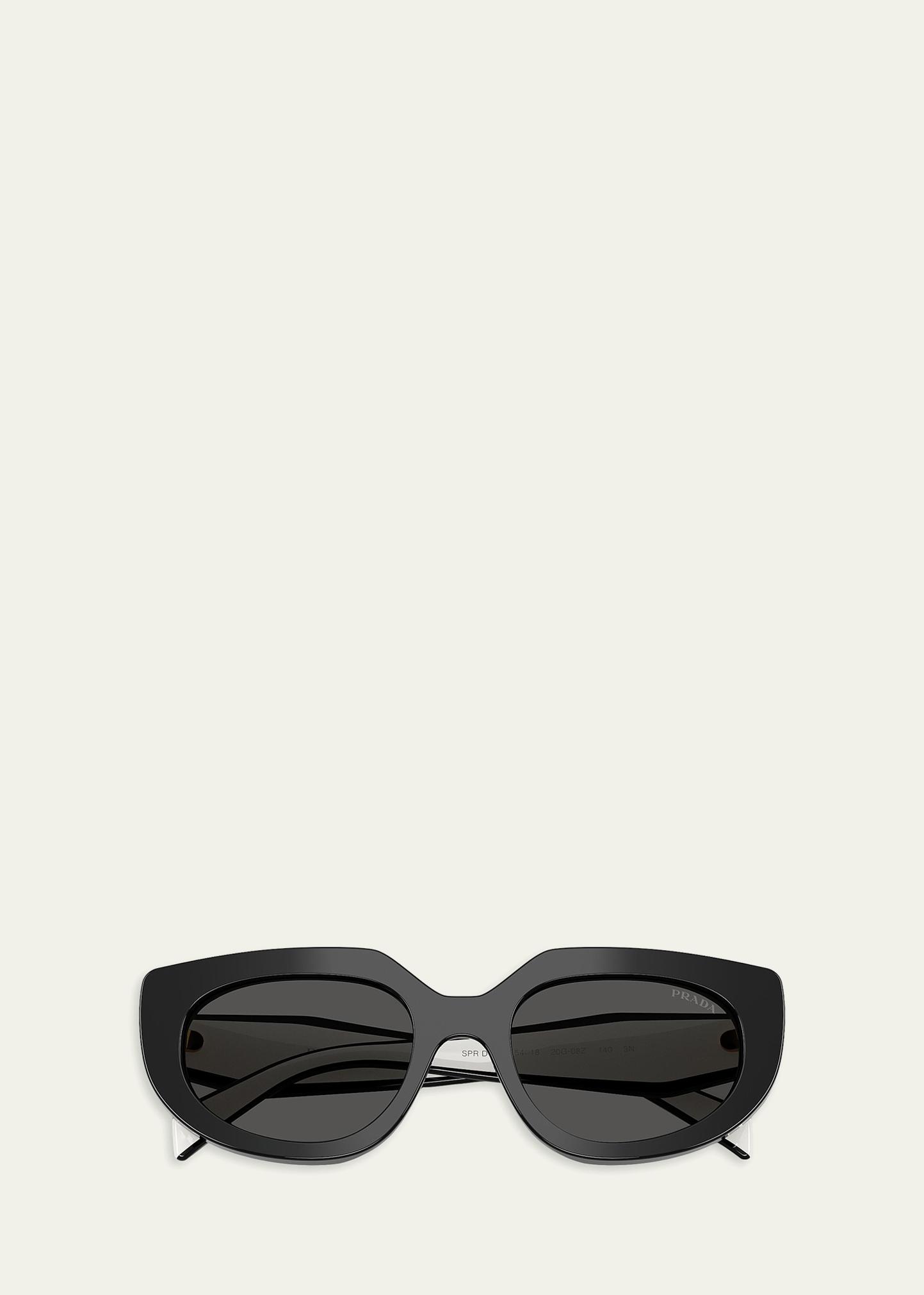 Prada PR D02SF 54MM Oval Sunglasses - Bergdorf Goodman