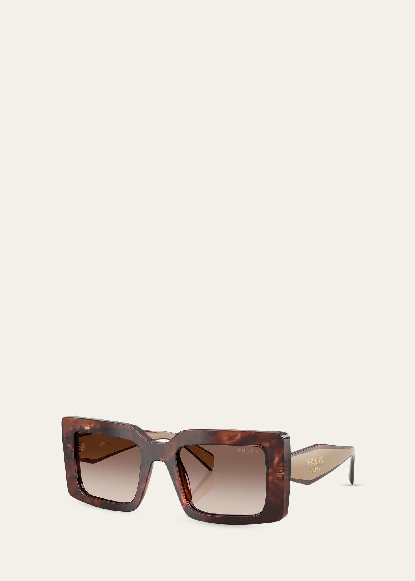 Prada PR D01SF 53MM Rectangular Sunglasses - Bergdorf Goodman