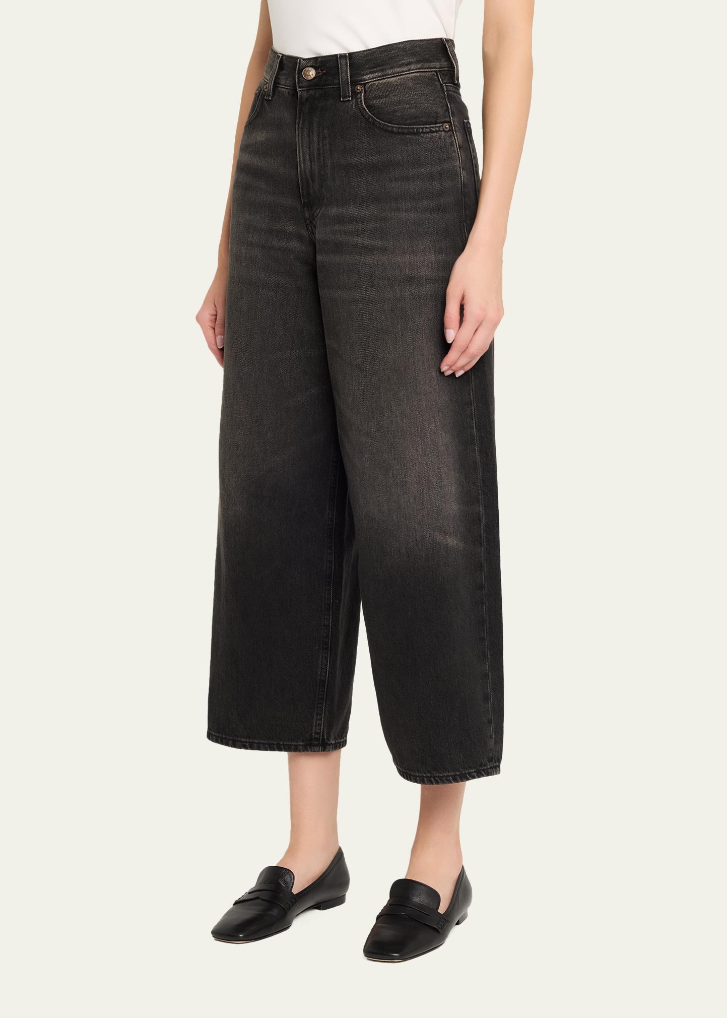 三星ジーンズver2★waistoveralls★Ｗ33Ｌ29ベルトループ付き 6397 Roomy Cropped Jeans - Bergdorf Goodman