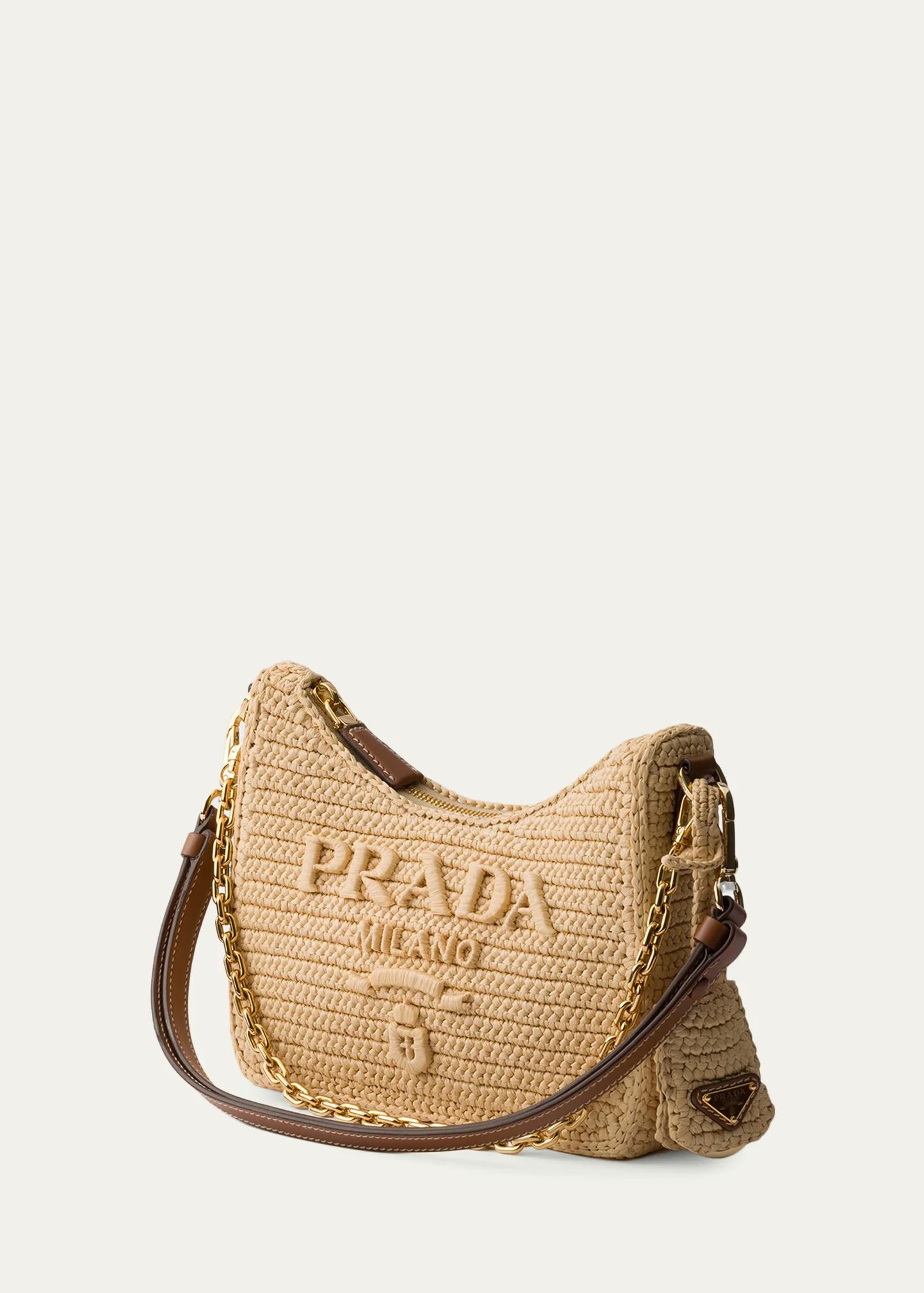 Prada Re-Edition Mini Crochet Shoulder Bag - Bergdorf Goodman