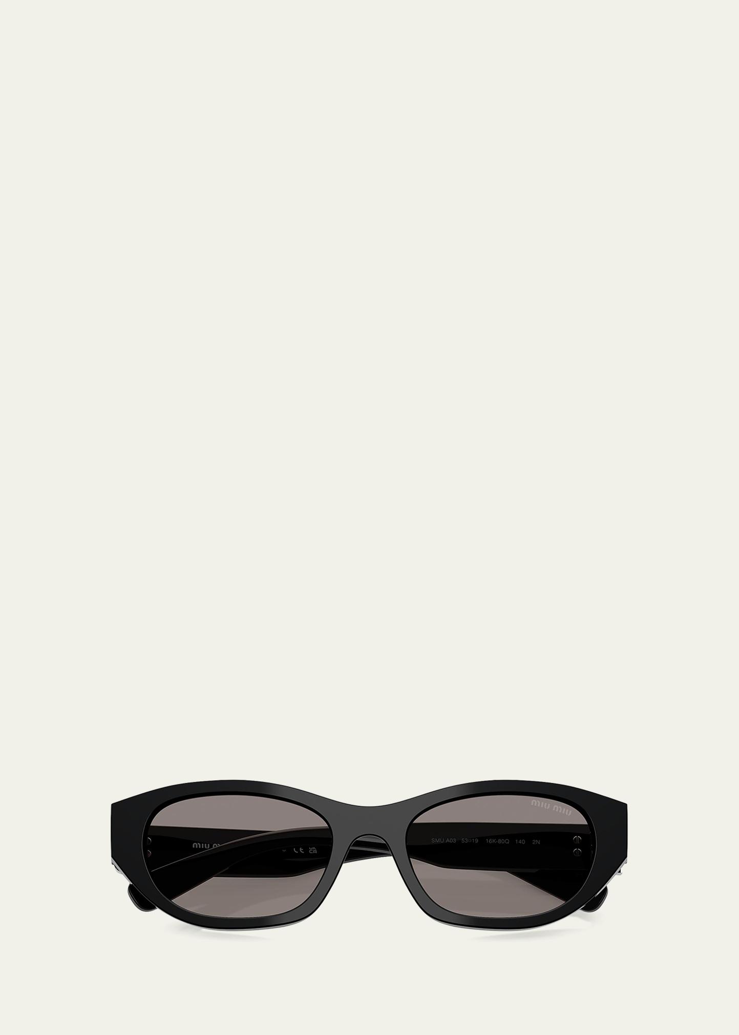 Miu Miu A03S 53MM Geometric Sunglasses - Bergdorf Goodman