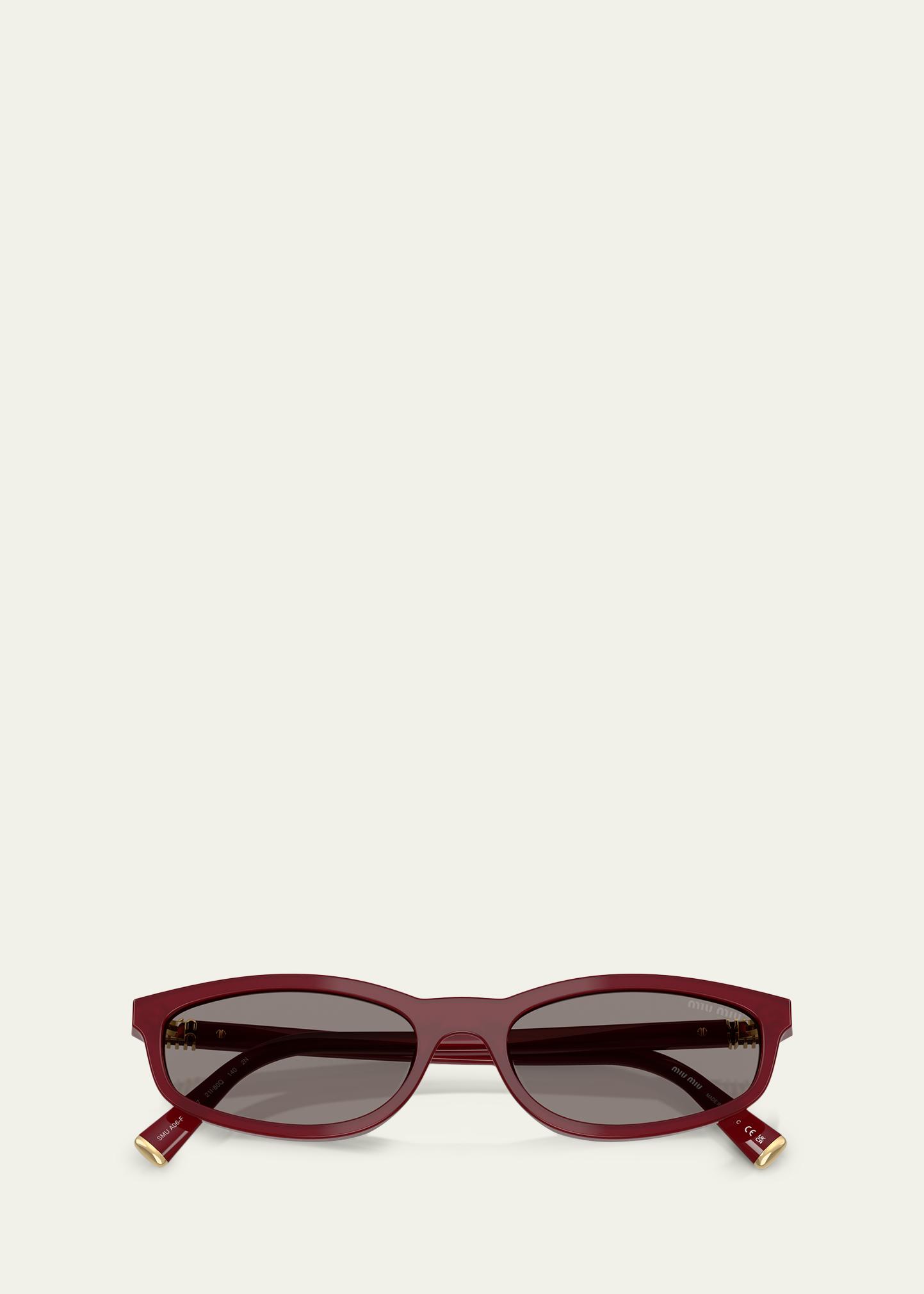 MIU MIU サングラス SMU21G レッド ケース付 Miu Miu 54MM Oval Sunglasses - Bergdorf Goodman