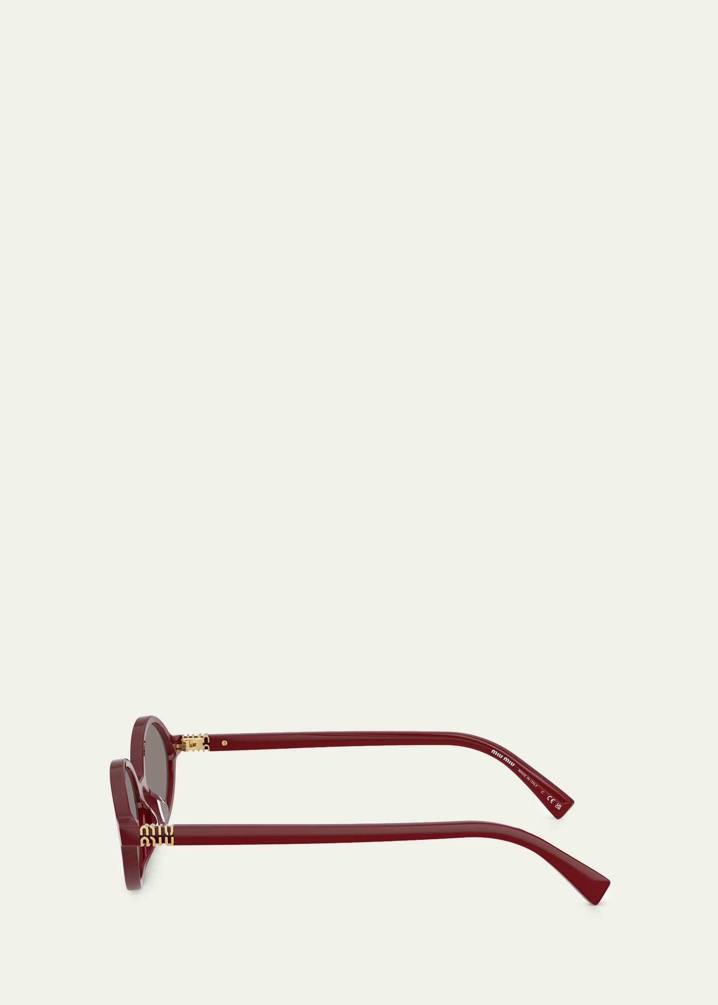 Miu Miu 50MM Oval Sunglasses - Bergdorf Goodman