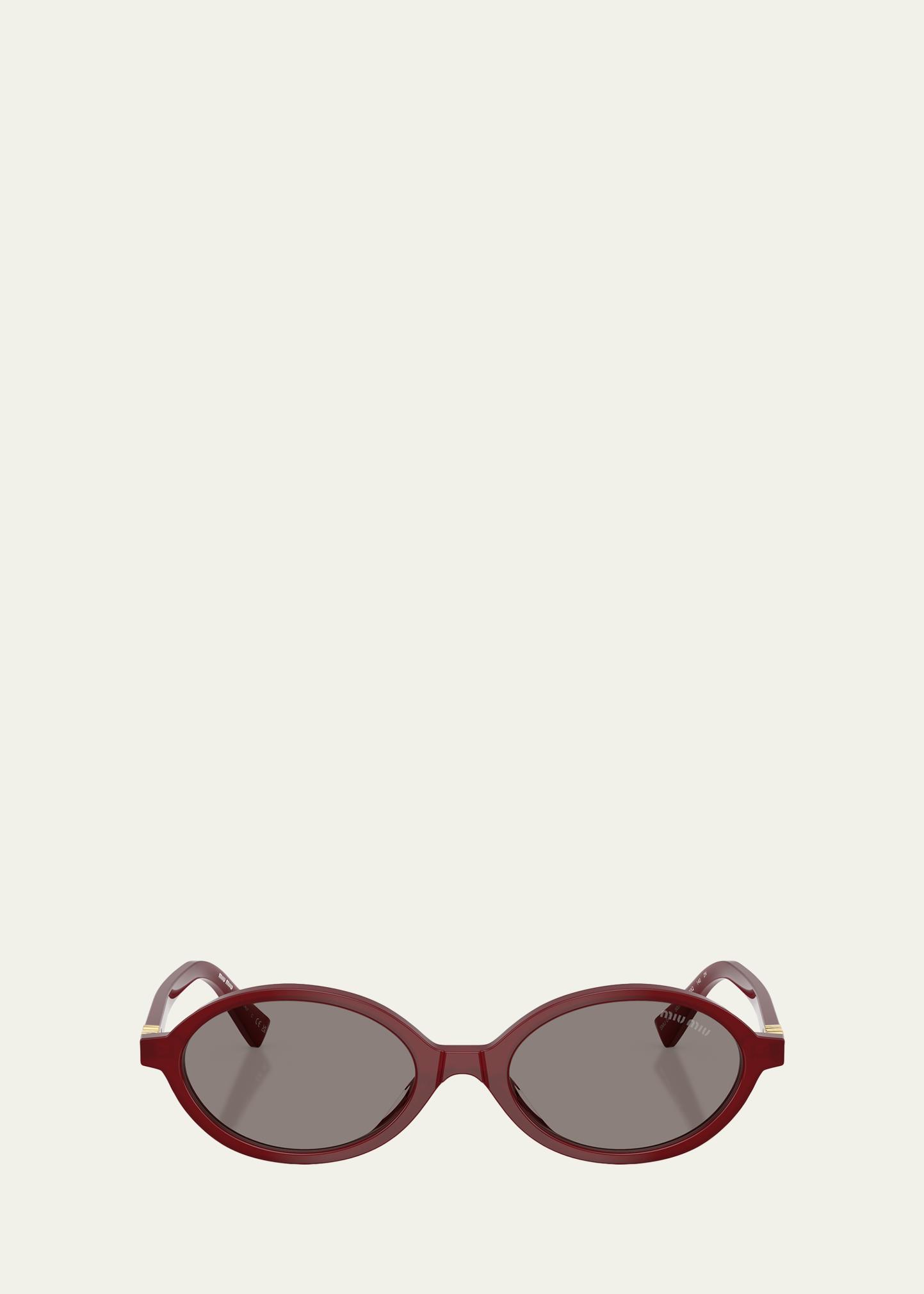 Miu Miu 50MM Oval Sunglasses - Bergdorf Goodman