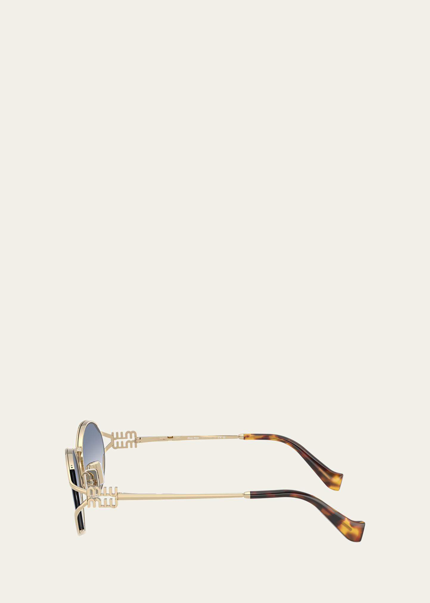 Miu Miu 54MM Oval Sunglasses - Bergdorf Goodman