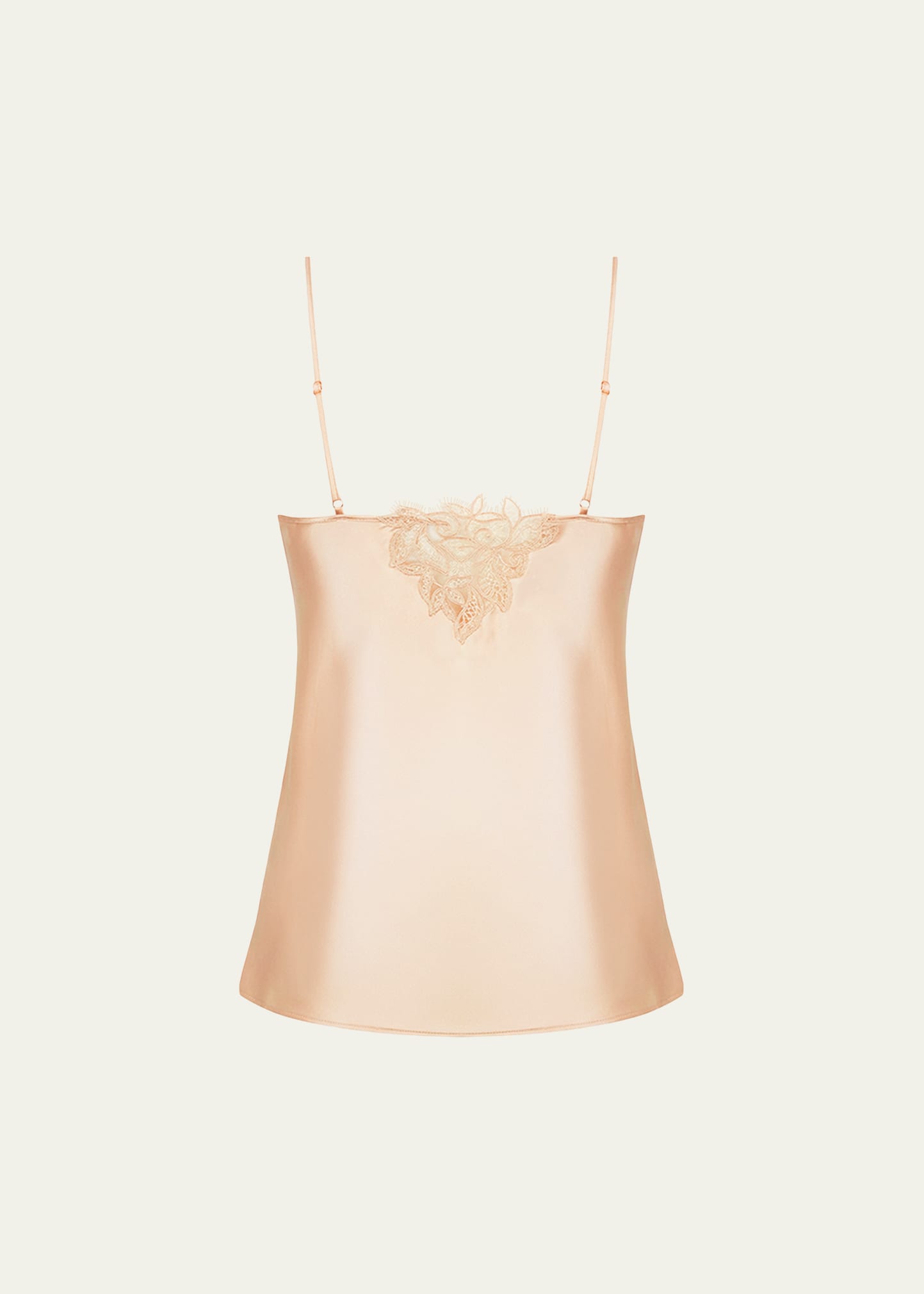 Lise Charmel Elegance Artist Lace-Trim Satin Camisole - Bergdorf