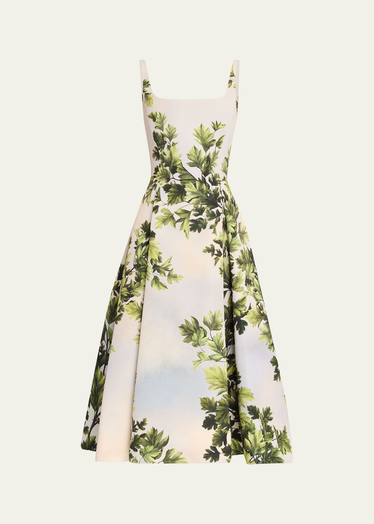 green foliage sketch sleeveless maxi dress Green Foliage Sketch Sleeveless Maxi Dress  FARM Rio