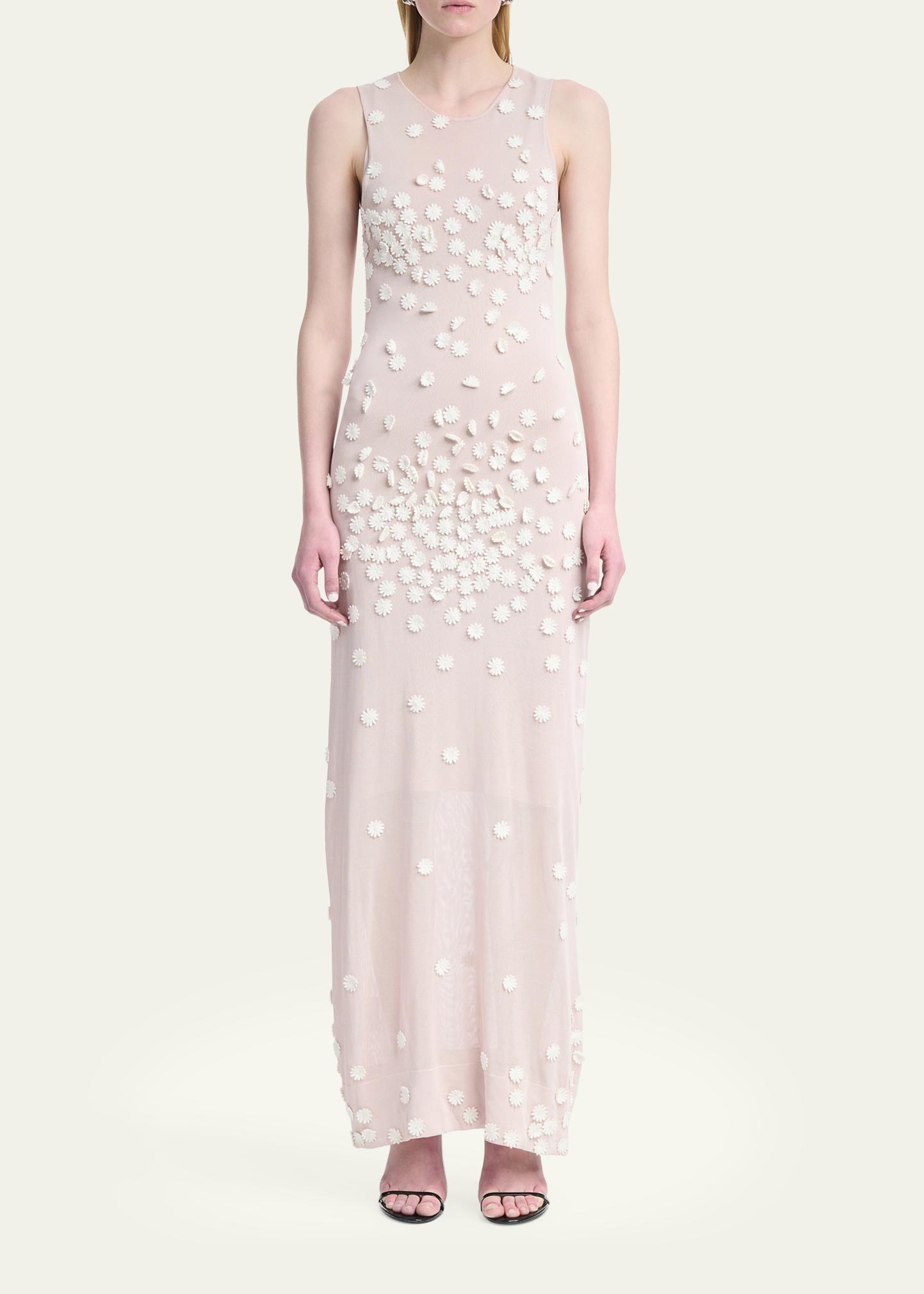 Altuzarra Nelly Degrade Flower Applique Mesh Maxi Dress - Bergdorf 