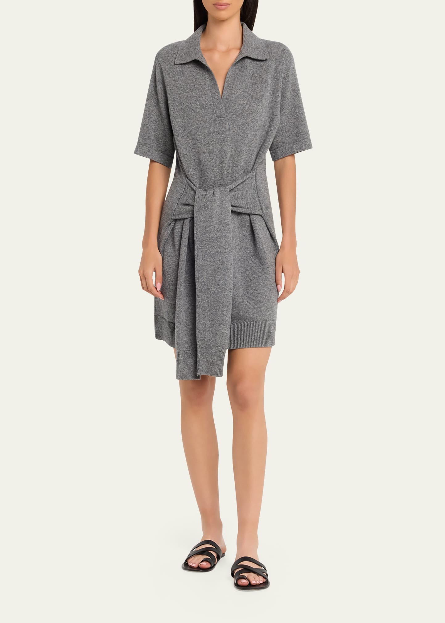michael kors knit mini dress Stretch Knit Pleated Mini Dress in MIDNIGHTBLUE - Sale