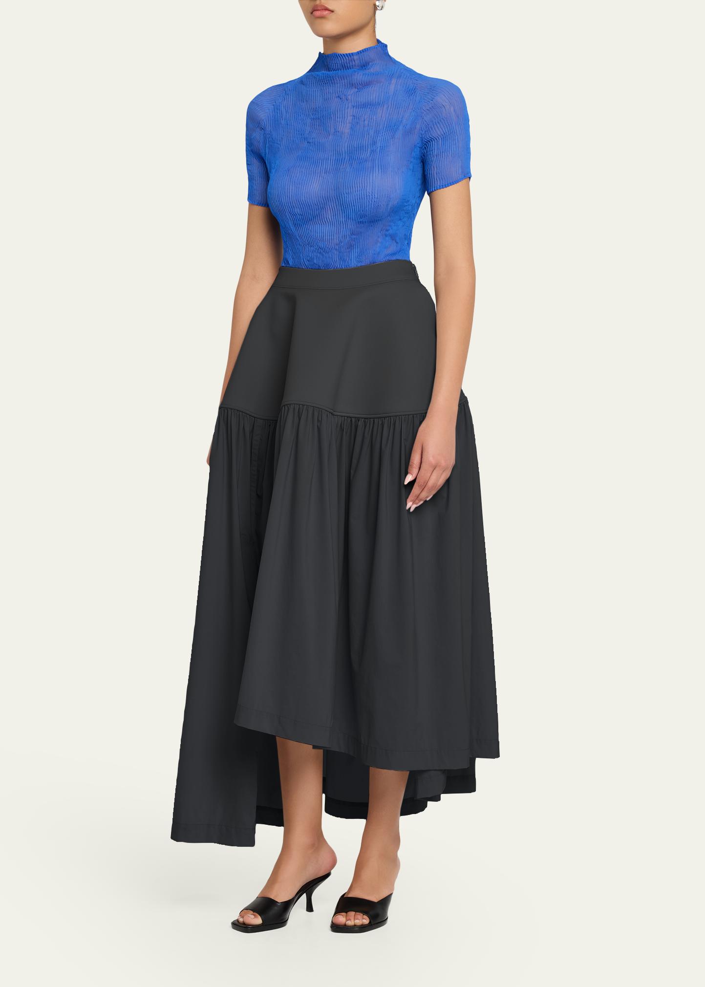 Issey Miyake Mute Winding Asymmetric Midi Skirt - Bergdorf Goodman