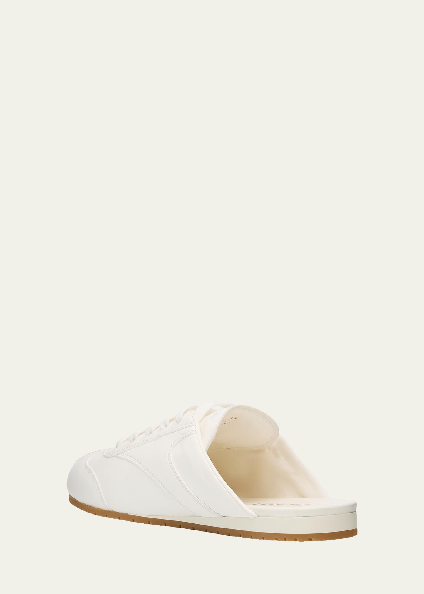 Prada Spark Leather Sneaker Mules - Bergdorf Goodman