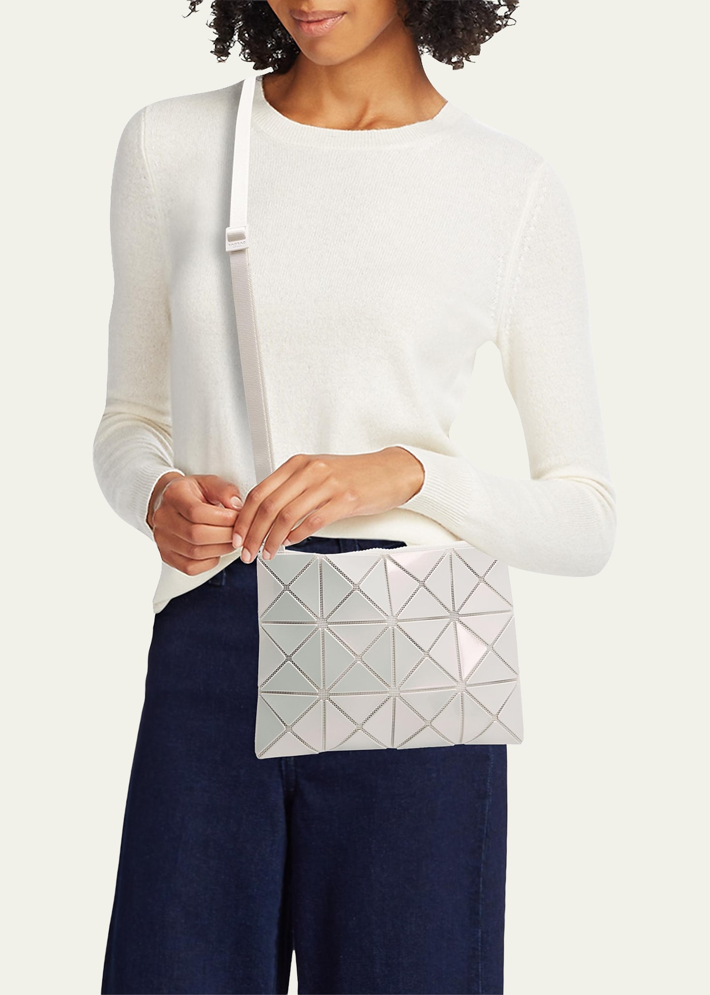 BAO BAO ISSEY MIYAKE Lucent Metallic Geometric Crossbody Bag