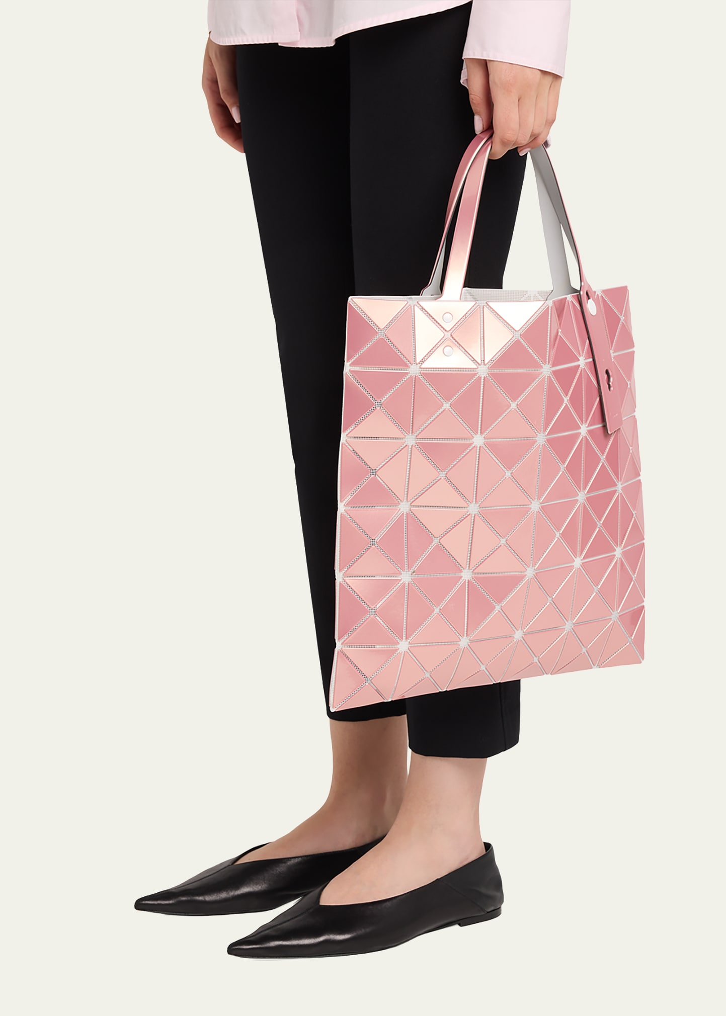 BAO BAO ISSEY MIYAKE Lucent Metallic Geometric Tote Bag - Bergdorf
