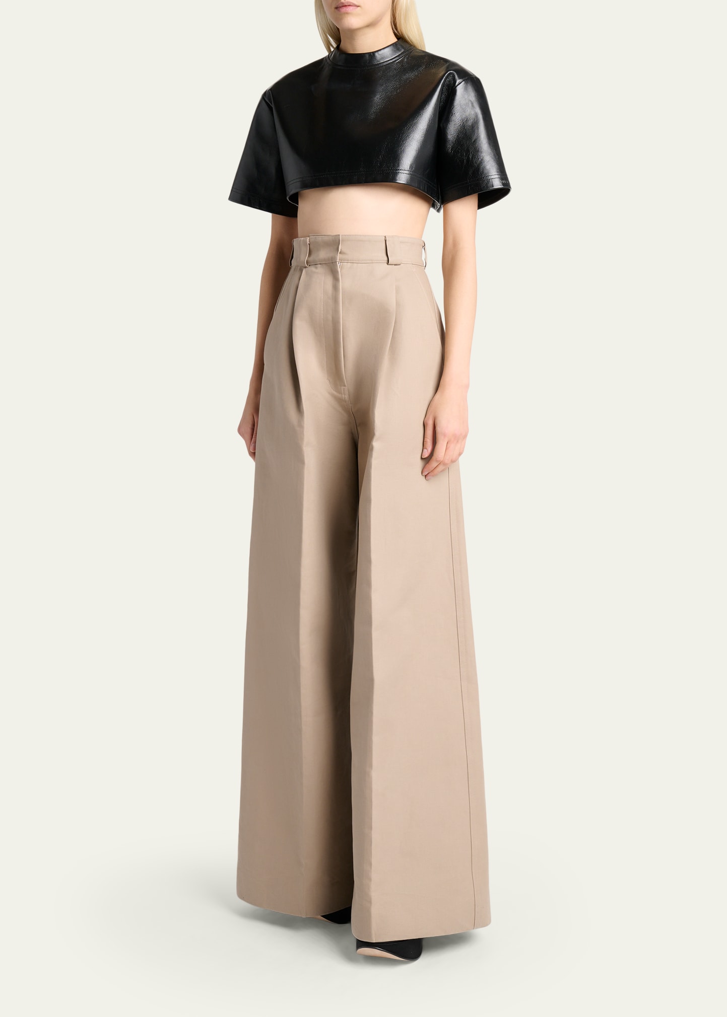 パンツ 90s BALENCIAGA crepe 2tuck wide slacks bg_5625444_100829_a
