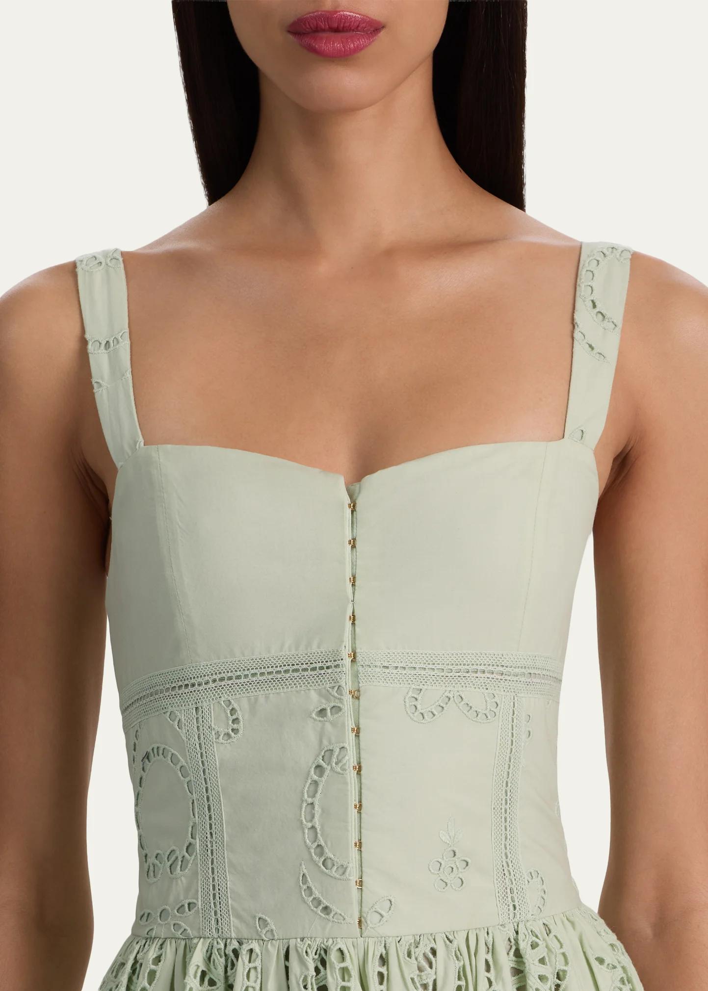 ALICE + OLIVIA Anya Embroidered Maxi Dress - Bergdorf Goodman