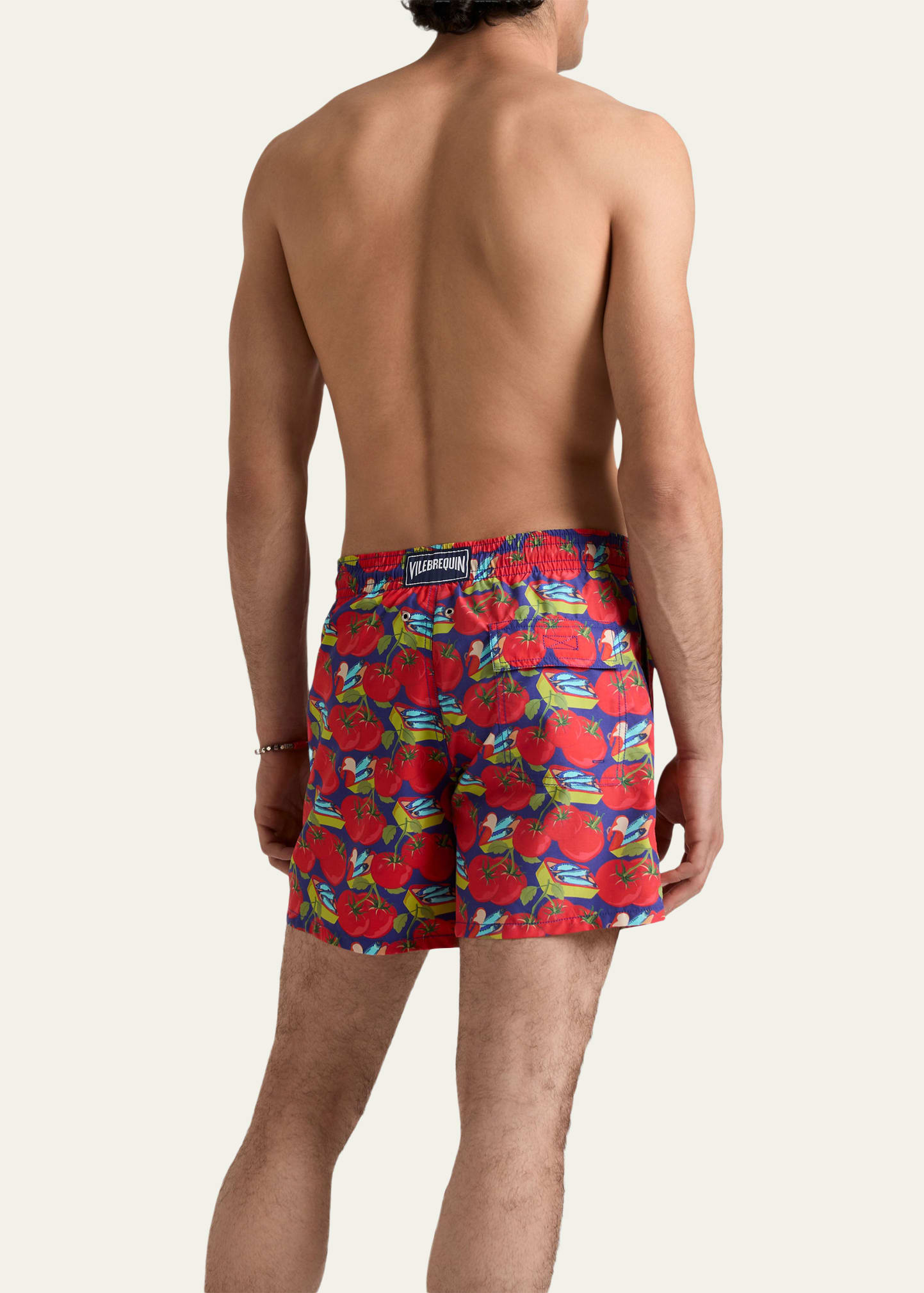 Vilebrequin Men's Sardine and Tomato Swim Trunks - Bergdorf Goodman