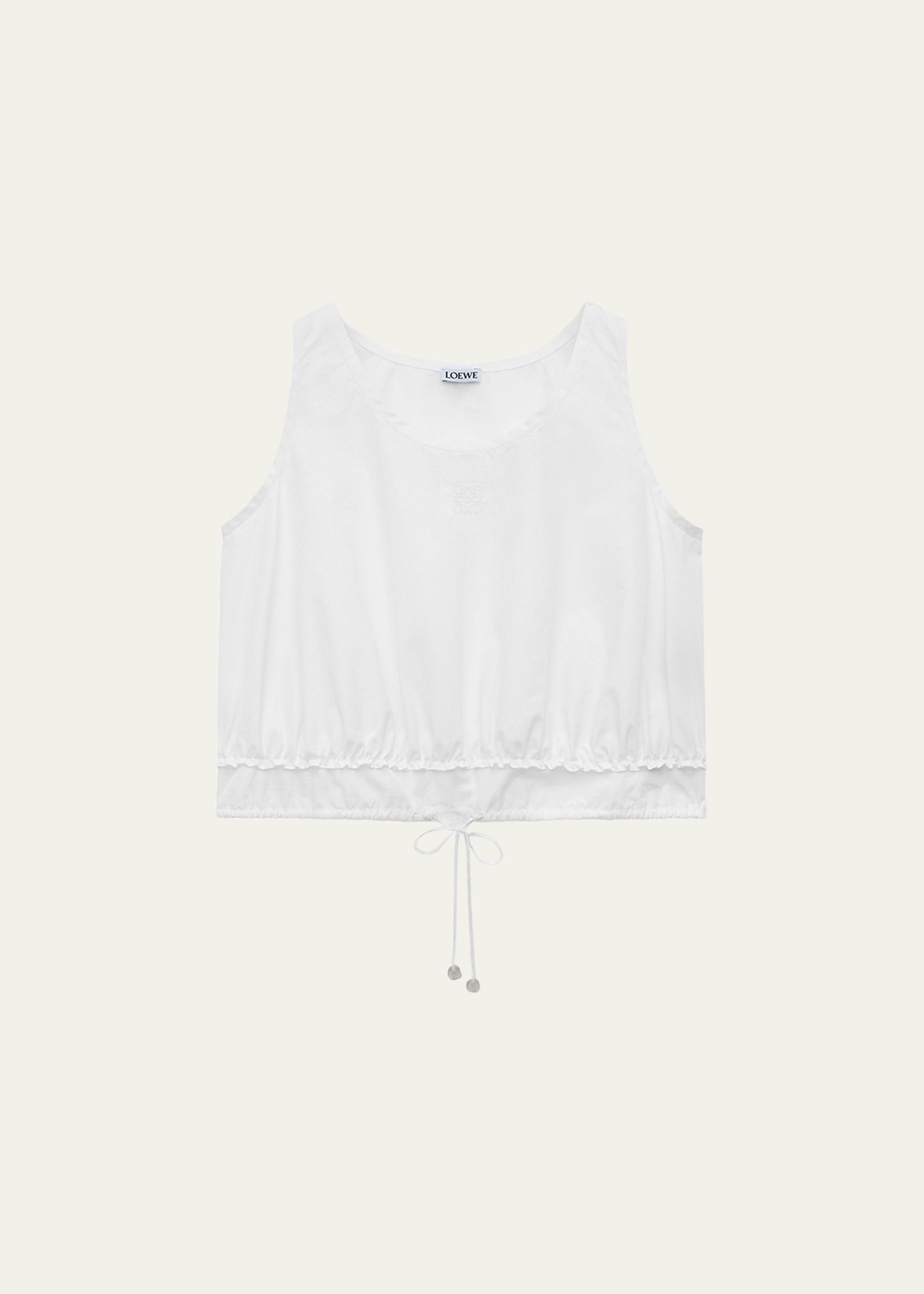 LOEWE x Paula's Ibiza Cropped Drawstring Top - Bergdorf Goodman