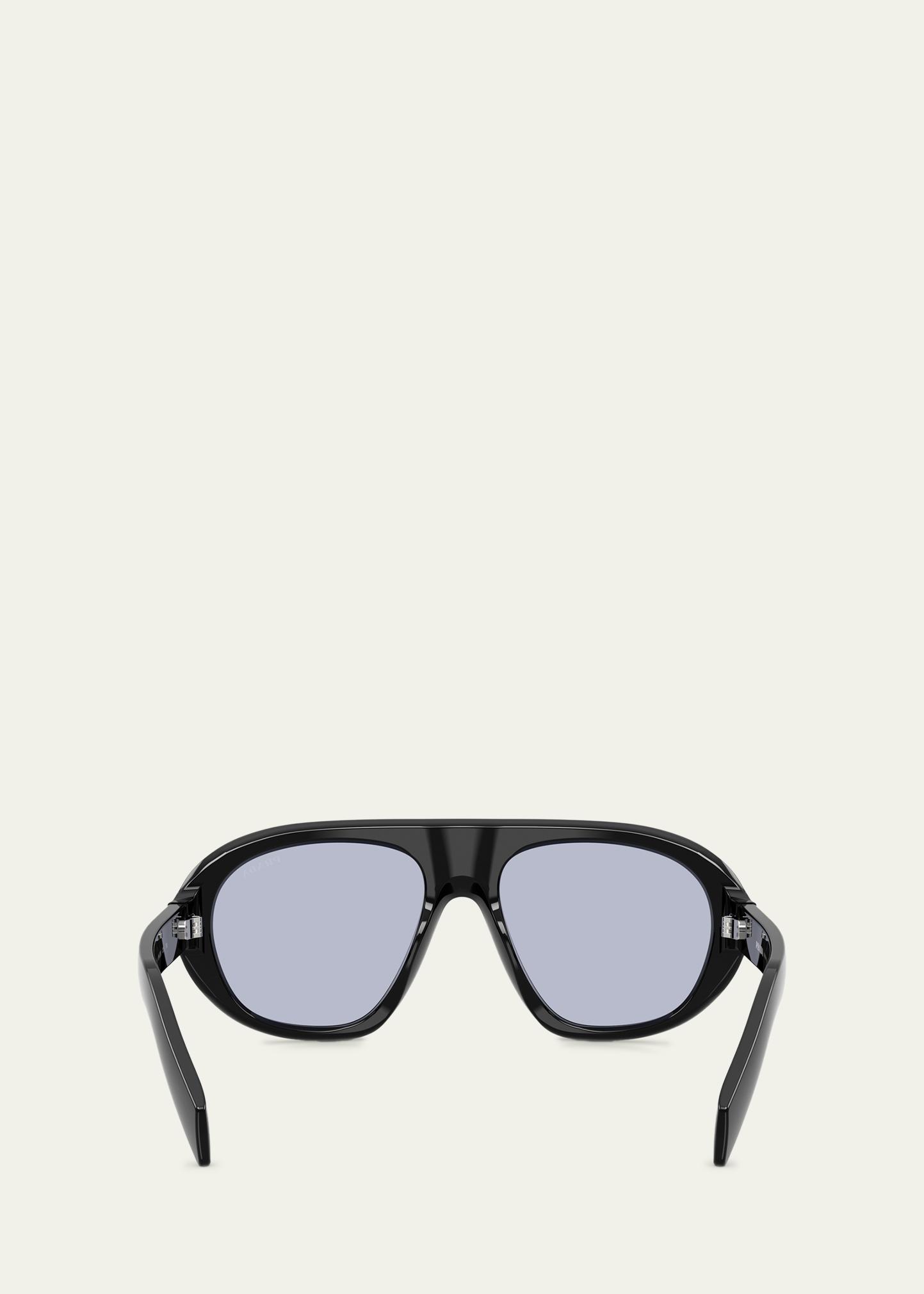 Prada PR C05SF Acetate Pilot Sunglasses - Bergdorf Goodman