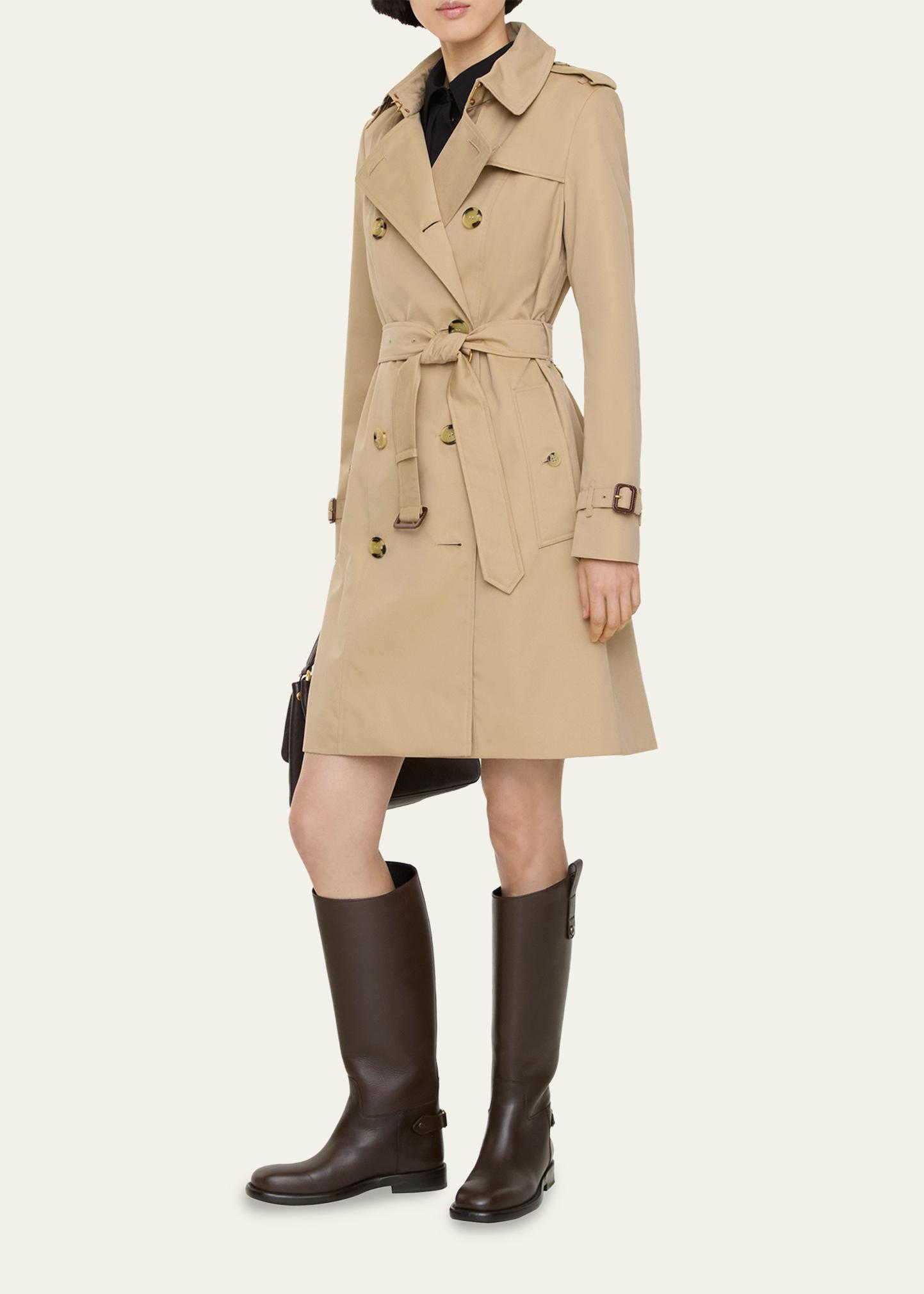 Burberry Chelsea Belted Double-Breasted Trench Coat - Bergdorf Goodman