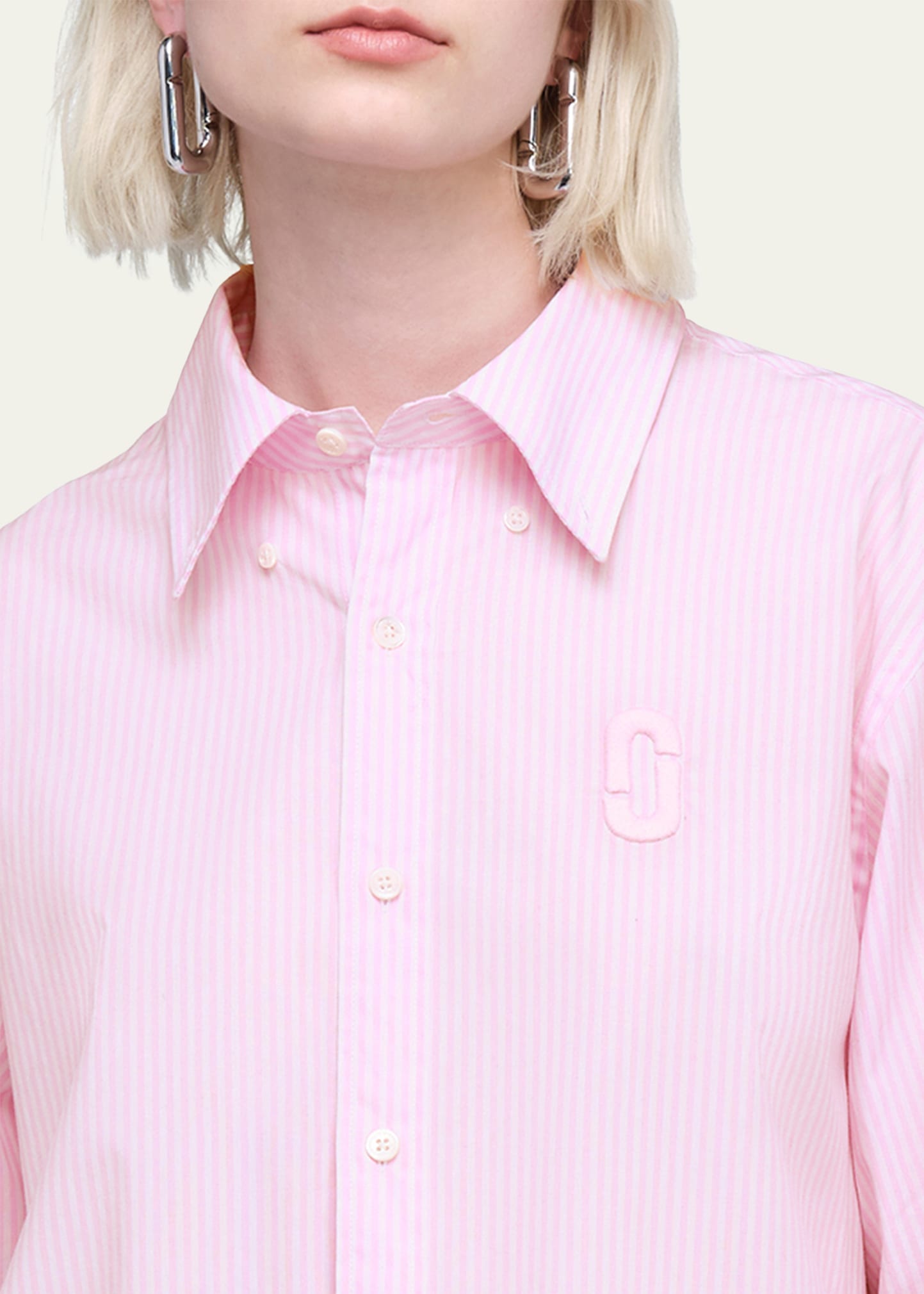 marc jacobs dress shirt Marc Jacobs The Striped Shirt | Blue
