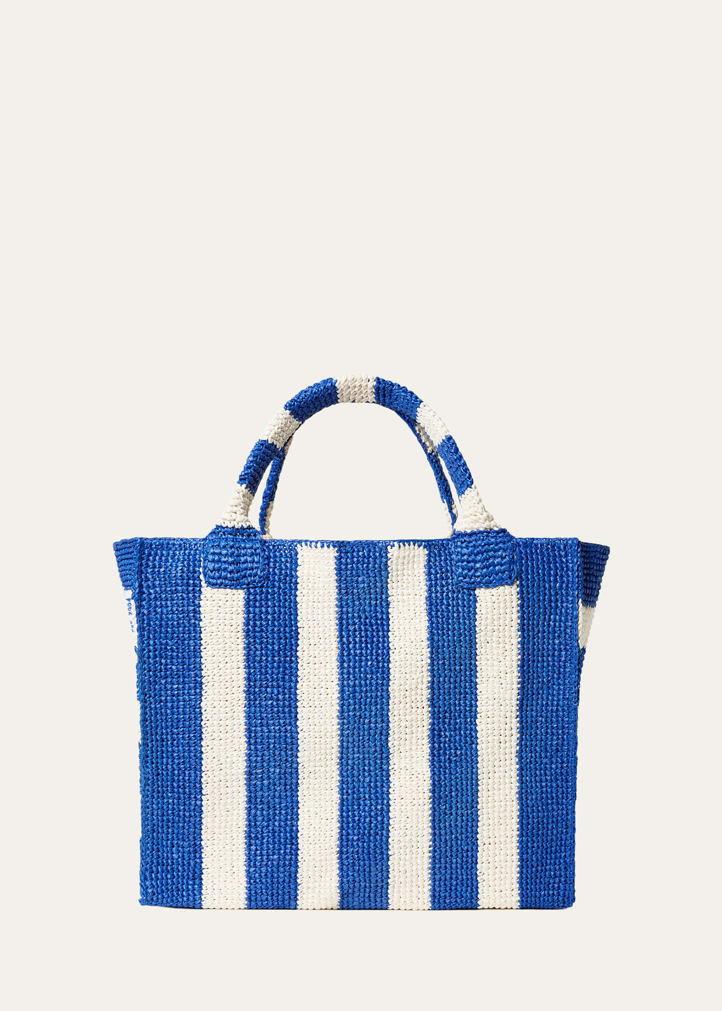 Loeffler Randall Sol Striped Crochet Raffia Tote Bag - Bergdorf