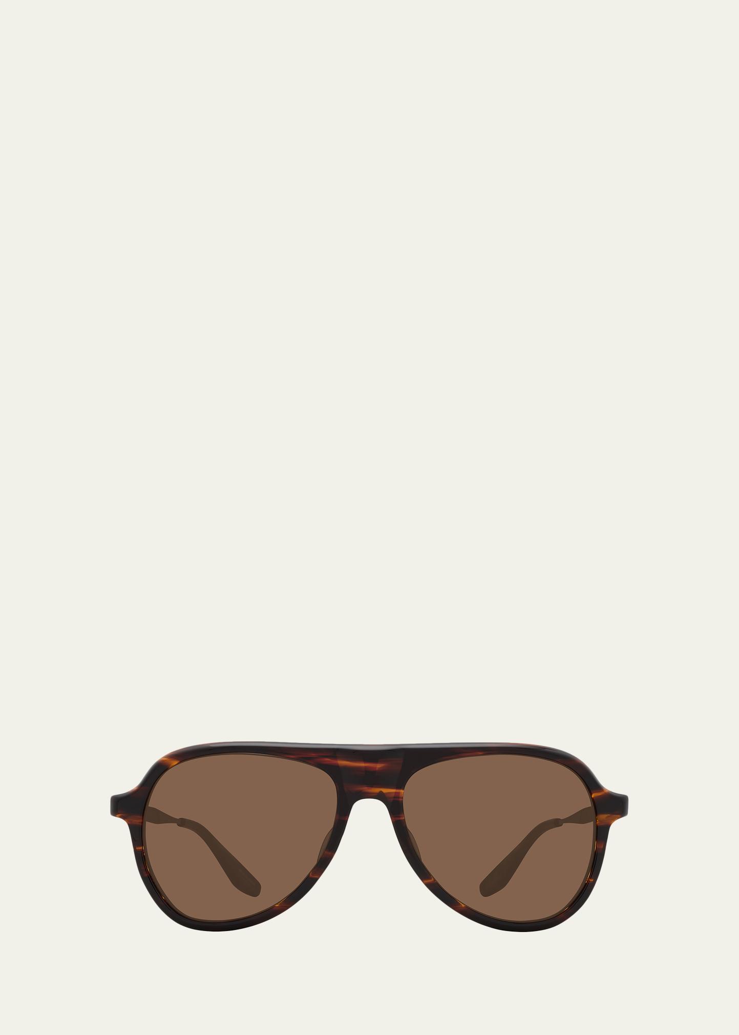 Barton Perreira 007 Vedretta Acetate Aviator Sunglasses  display picture 1