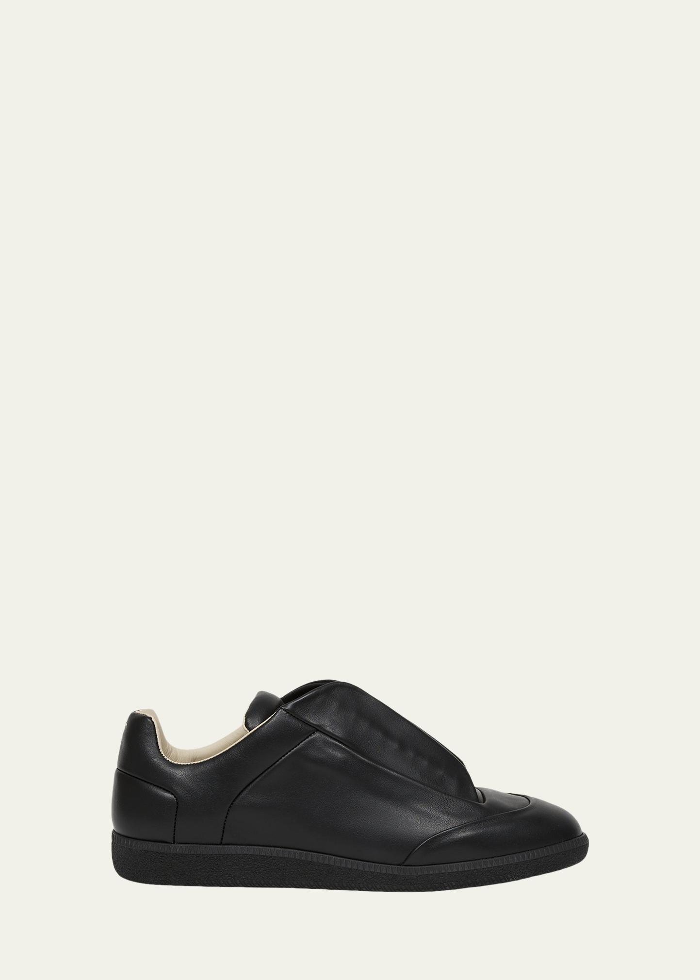 Maison Margiela Men's Future Soft Calfskin Mid-Top Sneakers