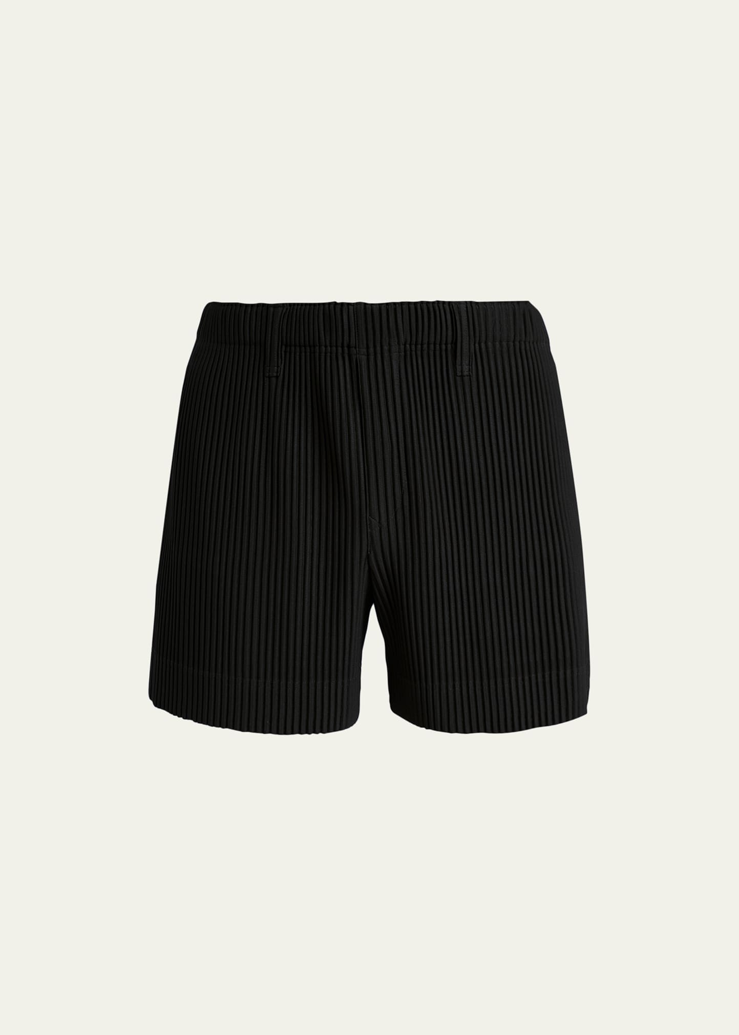 Homme Plisse Issey Miyake Men's Tailored Pleats 3 Mini Shorts