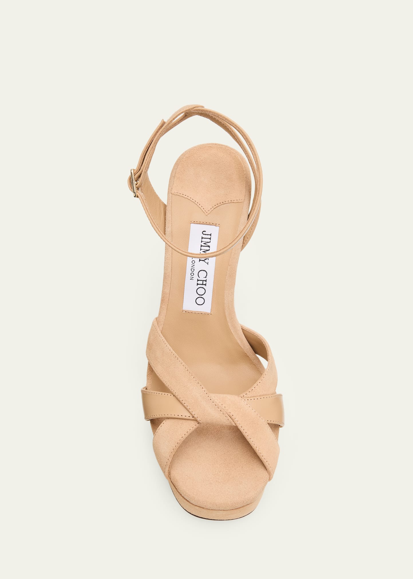 Kc - Jimmy Choo ☆ Bryelle 39 Jimmy Choo 120mm Kove Mixed Leather Platform Sandals - Bergdorf
