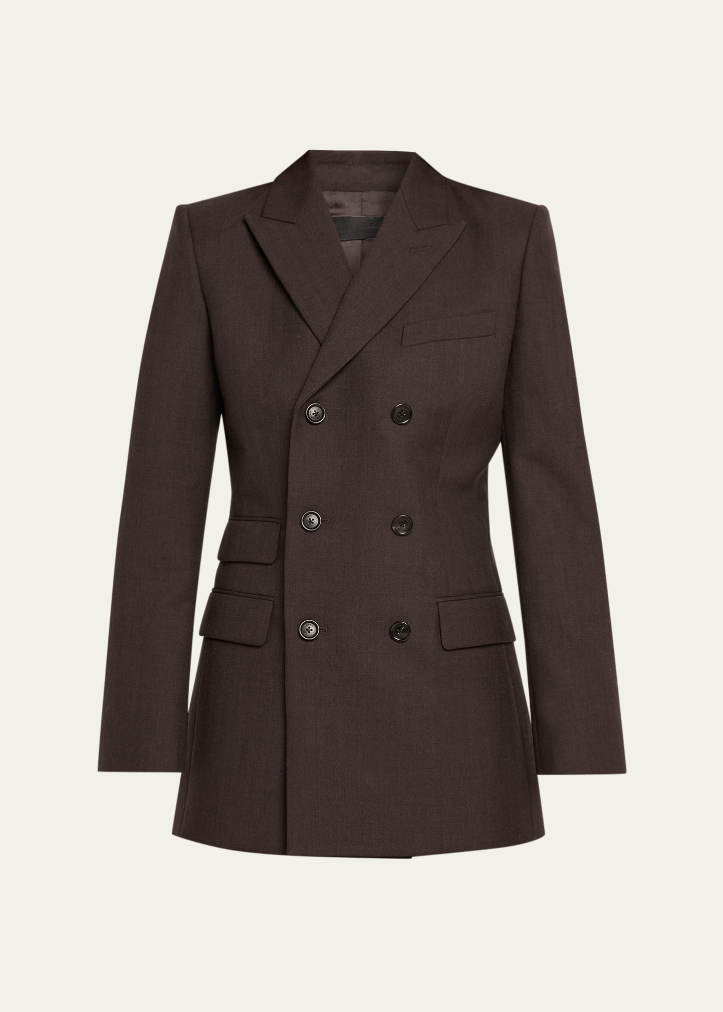 Nili Lotan Noah Virgin Wool Double-Breasted Jacket - Bergdorf Goodman